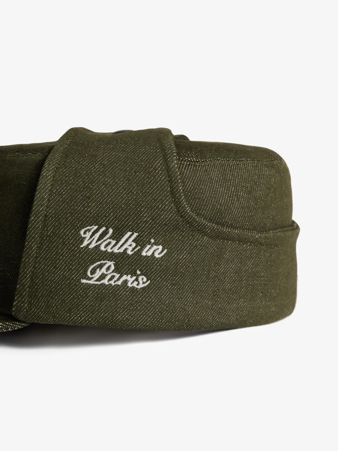 La casquette du postier en denim brut vert - Image 5