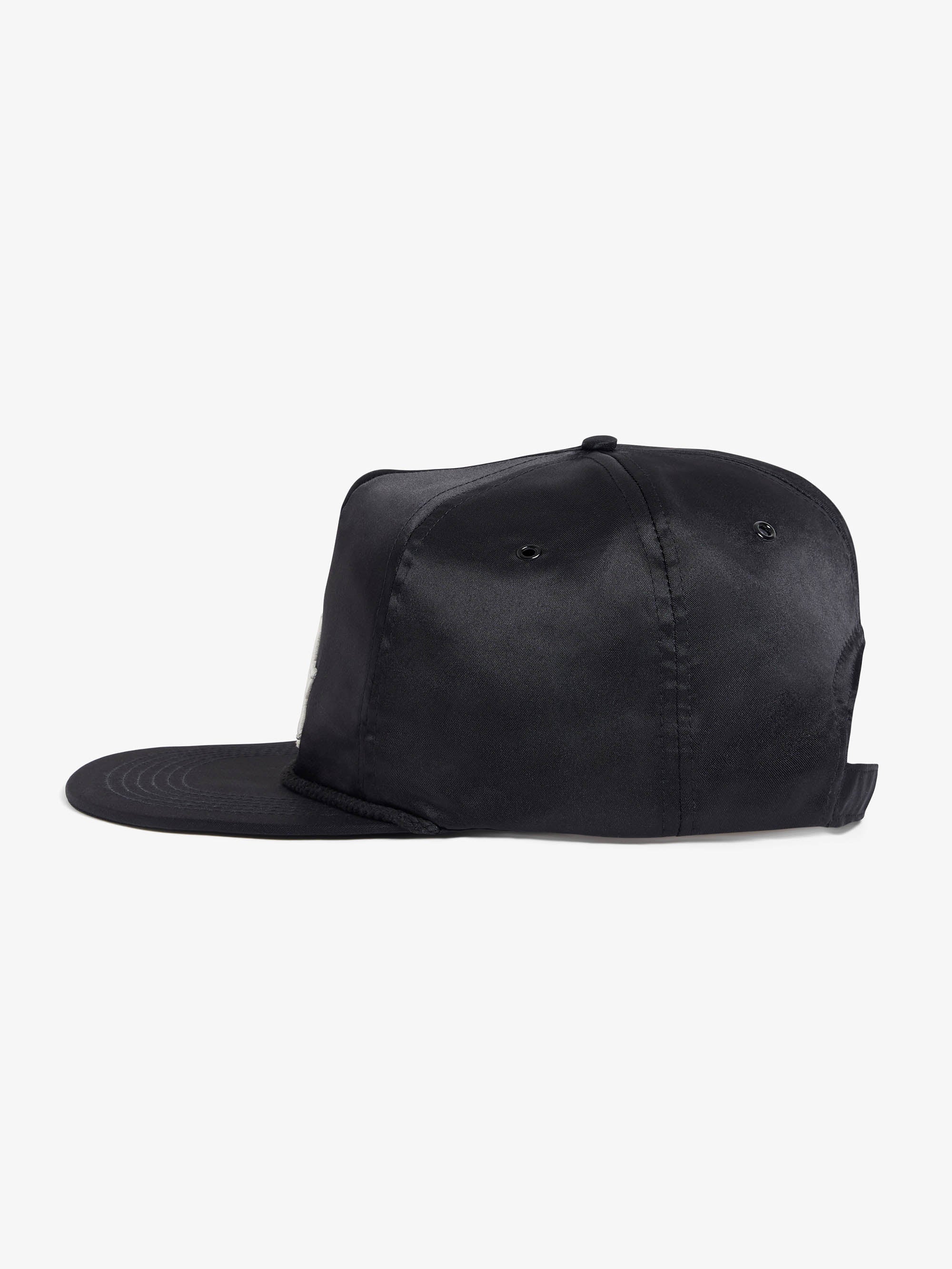 La casquette Signature en satin noire - Image 2