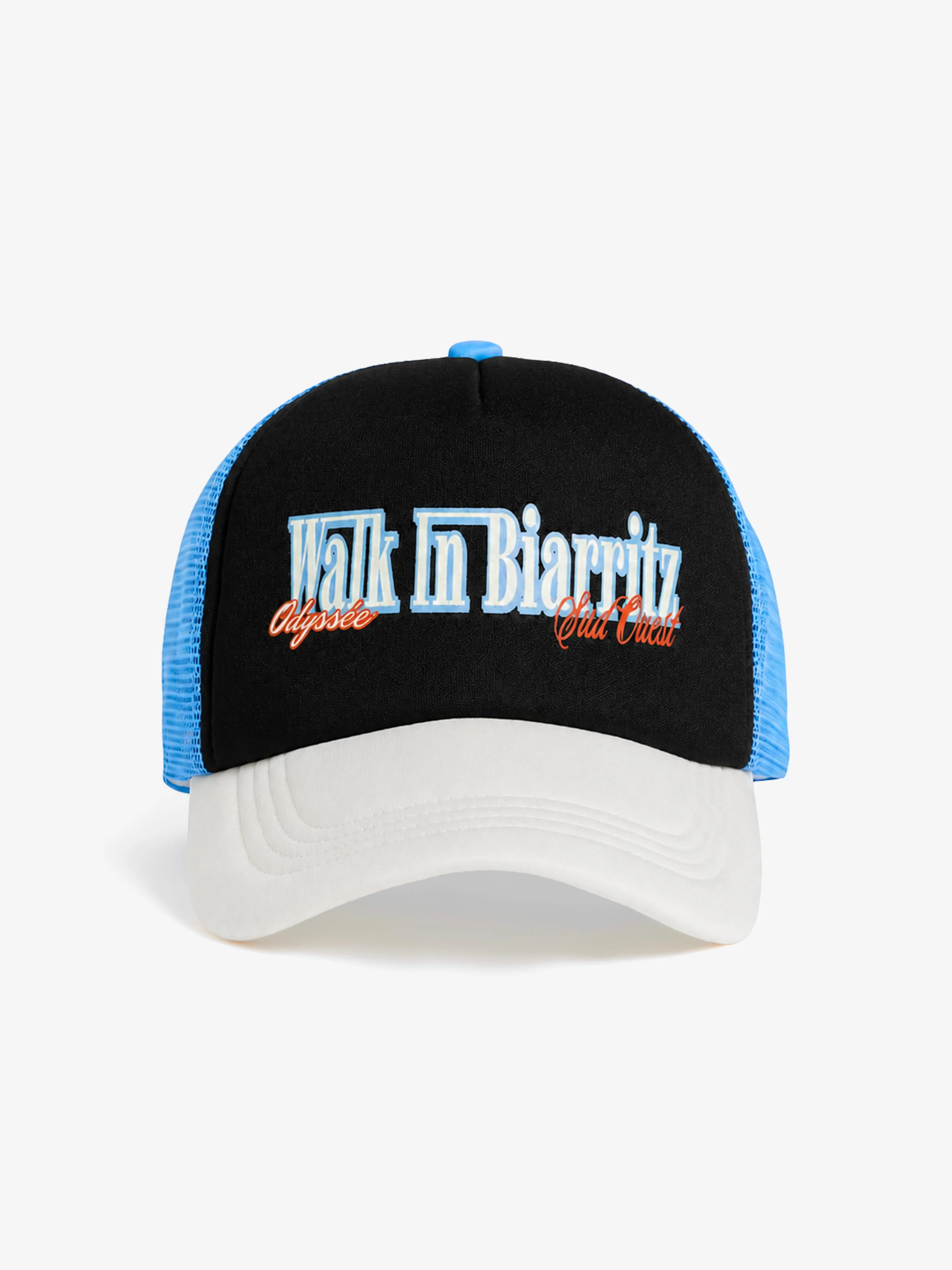 La casquette Trucker "Walk in Biarritz" noire