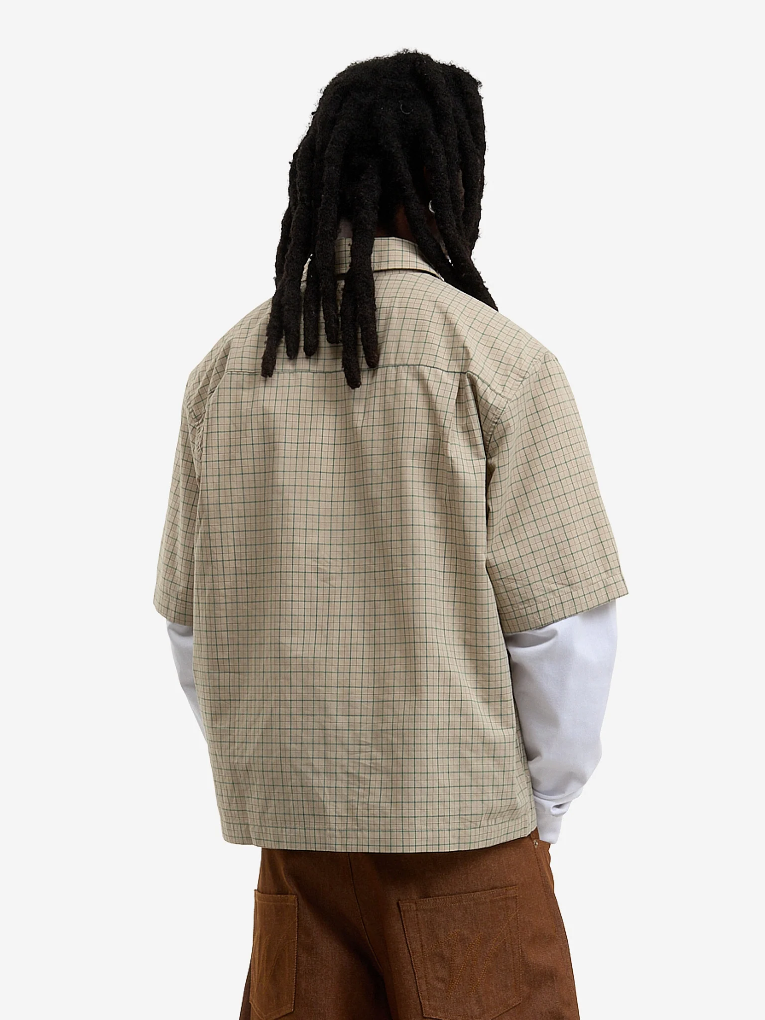 La chemise à manches courtes beige - Image 4