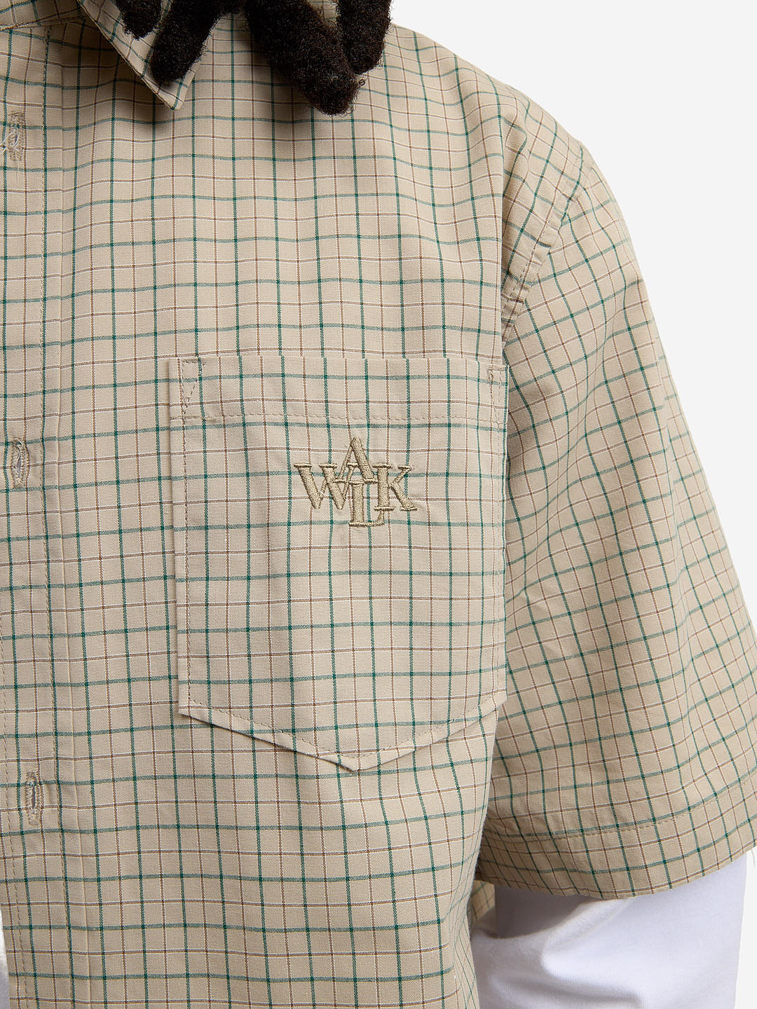La chemise à manches courtes beige - Image 8