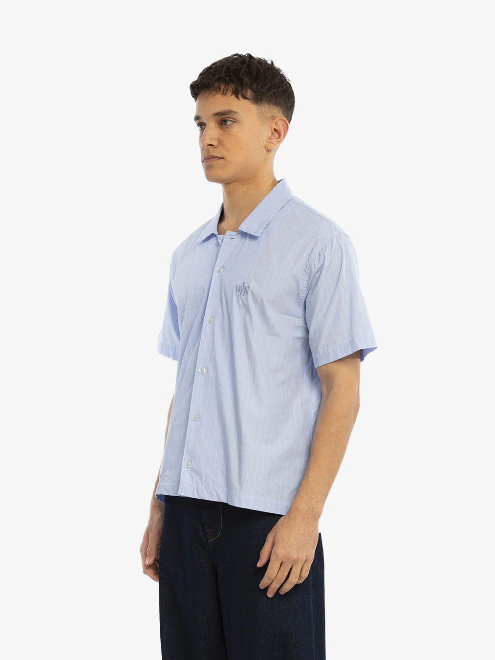 La chemise manches courtes bleue - Image 3