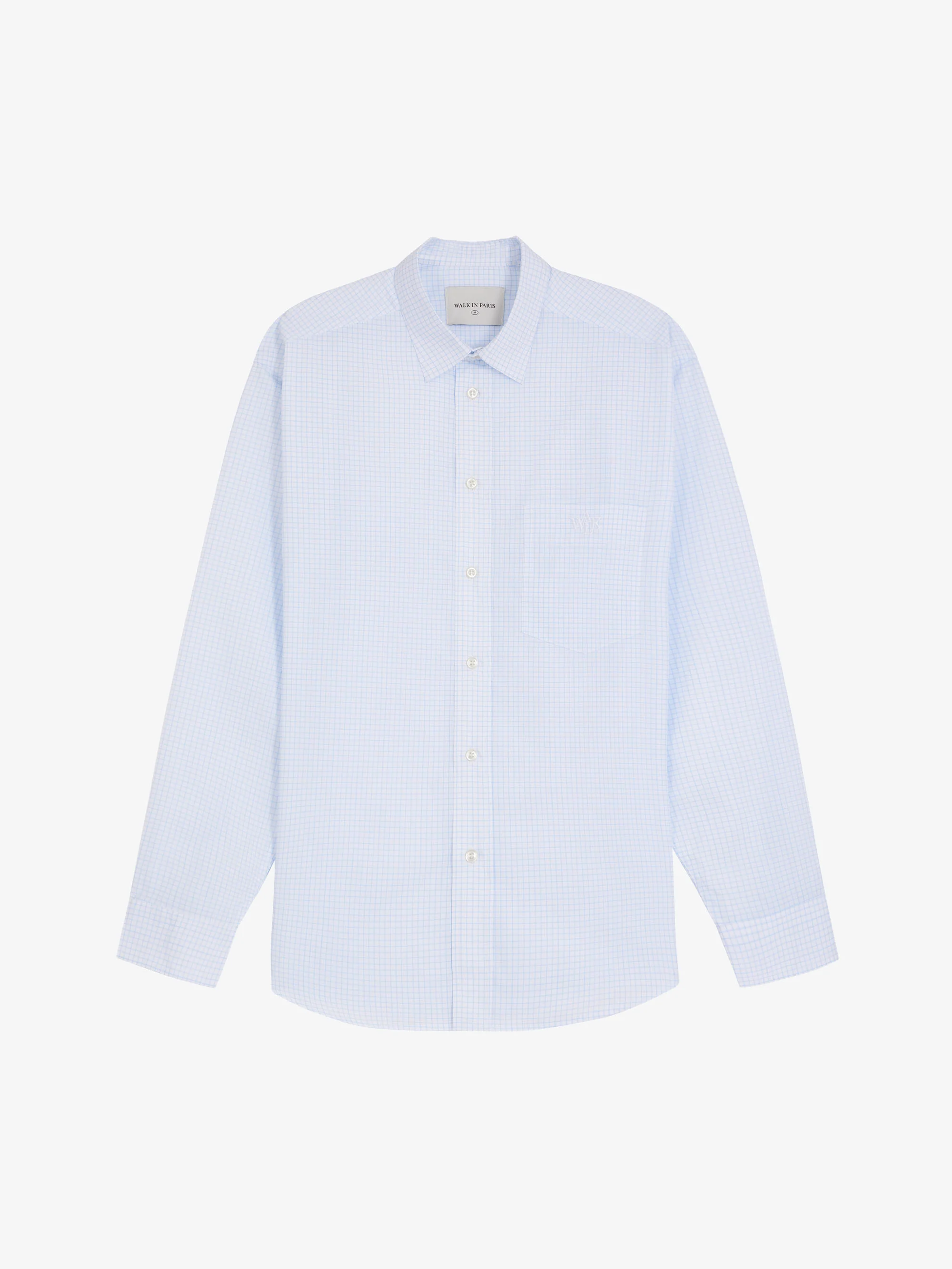 La chemise manches longues à carreaux