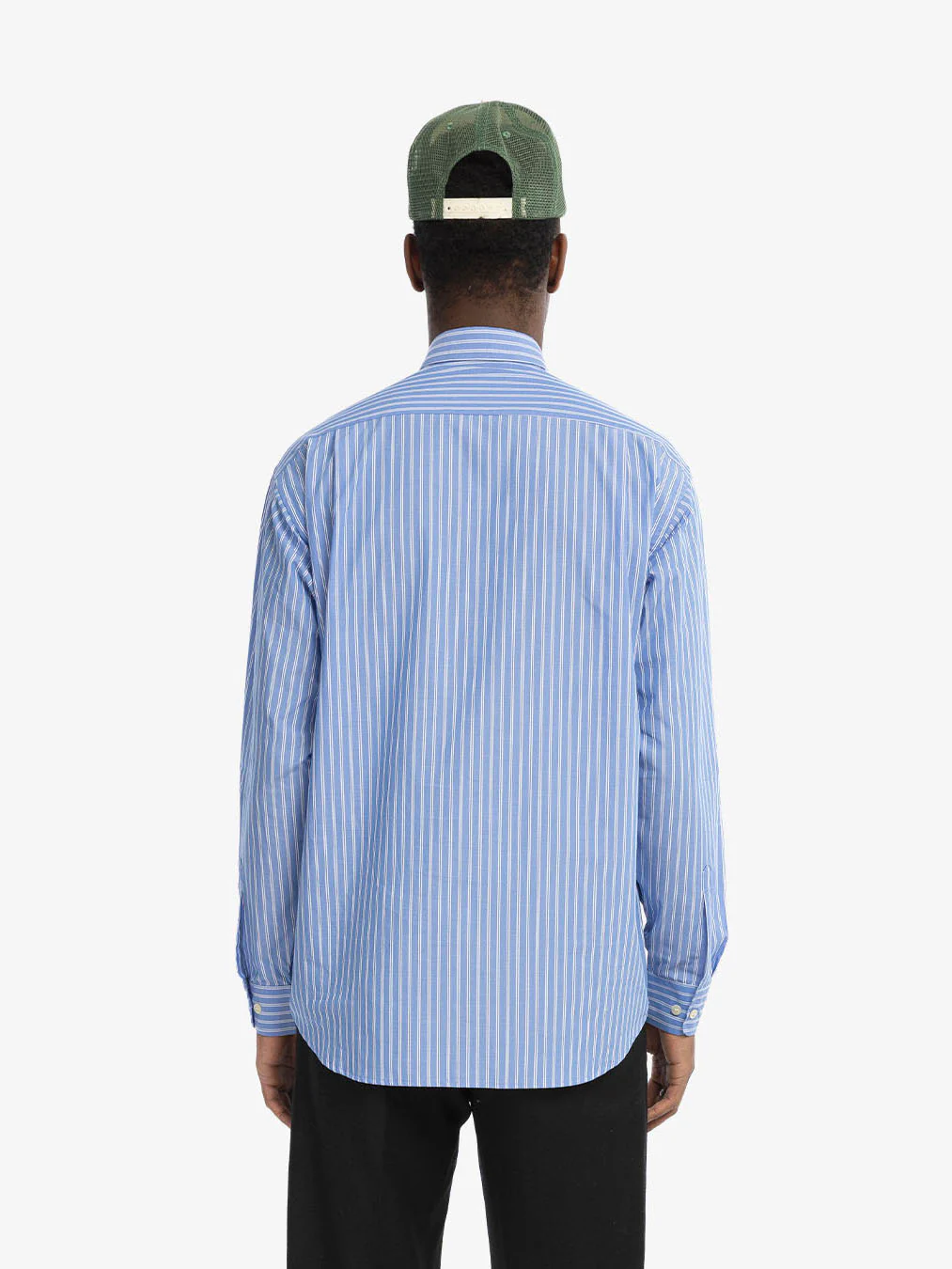 La chemise manches longues bleue rayée - Image 5