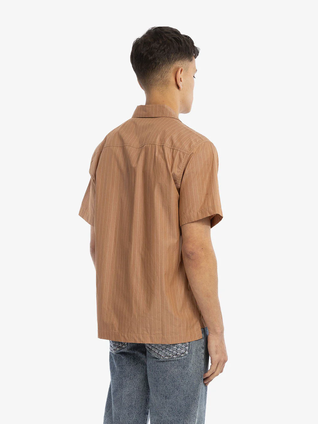 La chemise manches courtes marron - Image 4
