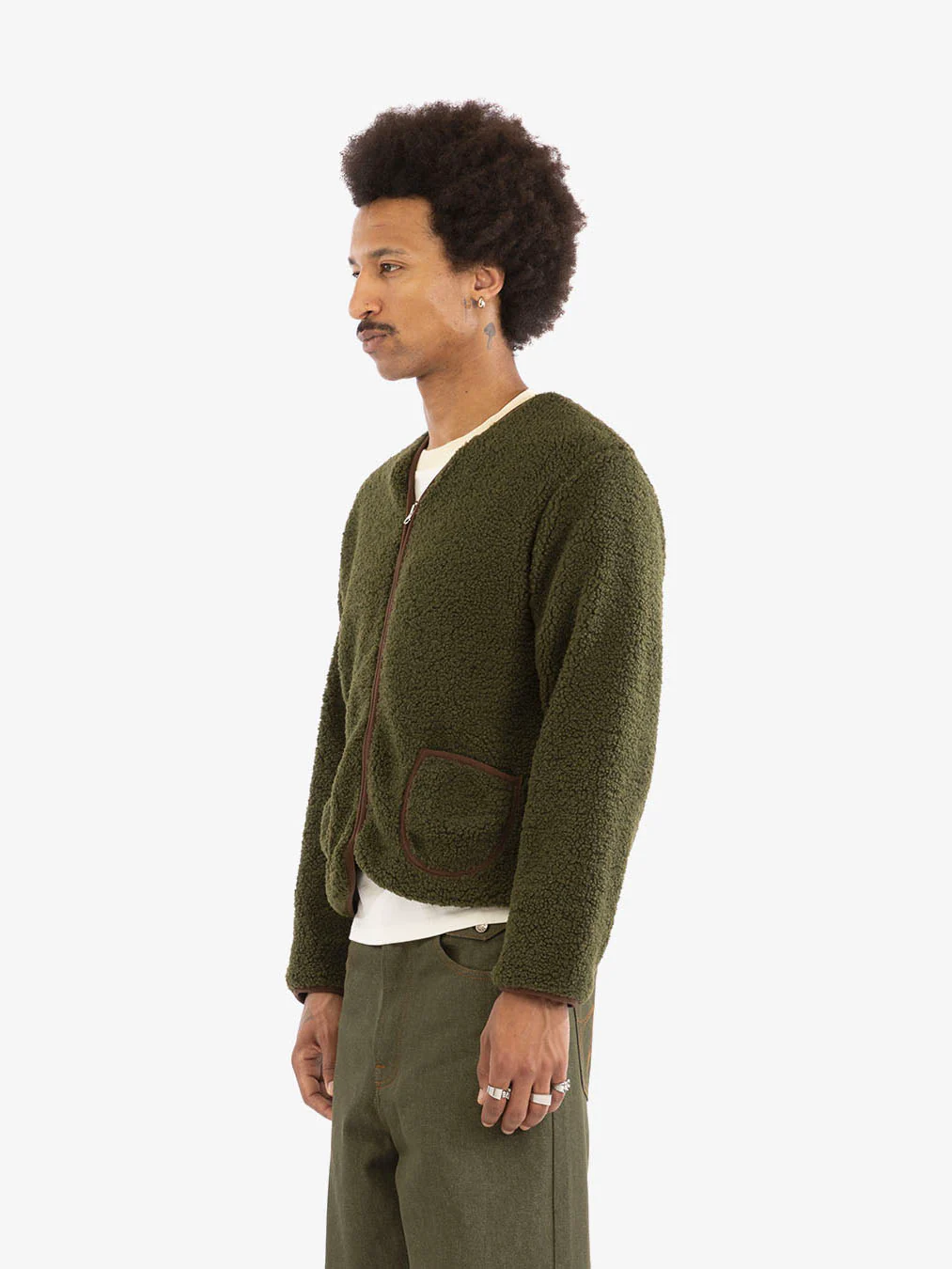 La veste de berger verte à manches longues - Image 3