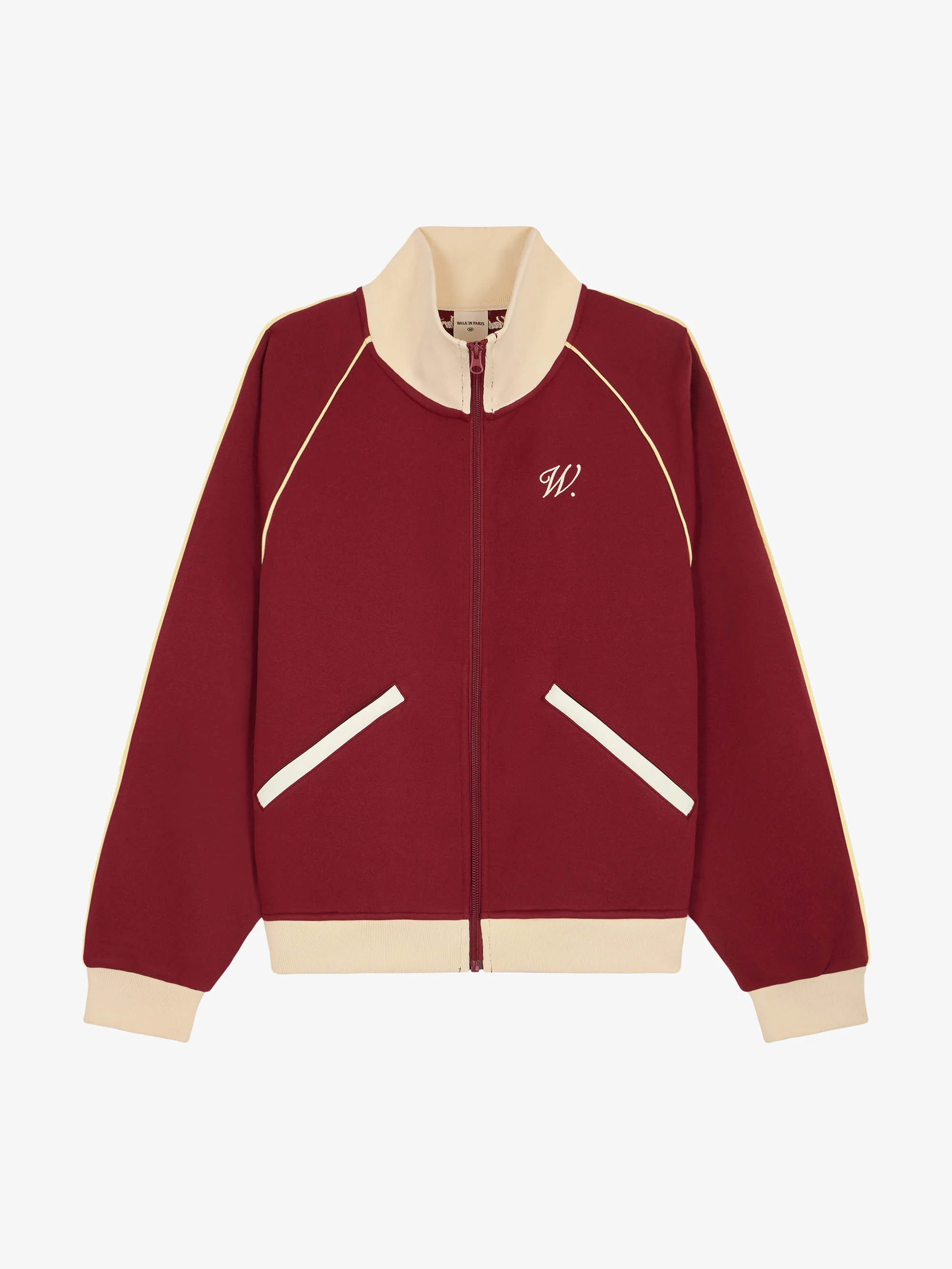 La veste de jogging Signature bordeaux