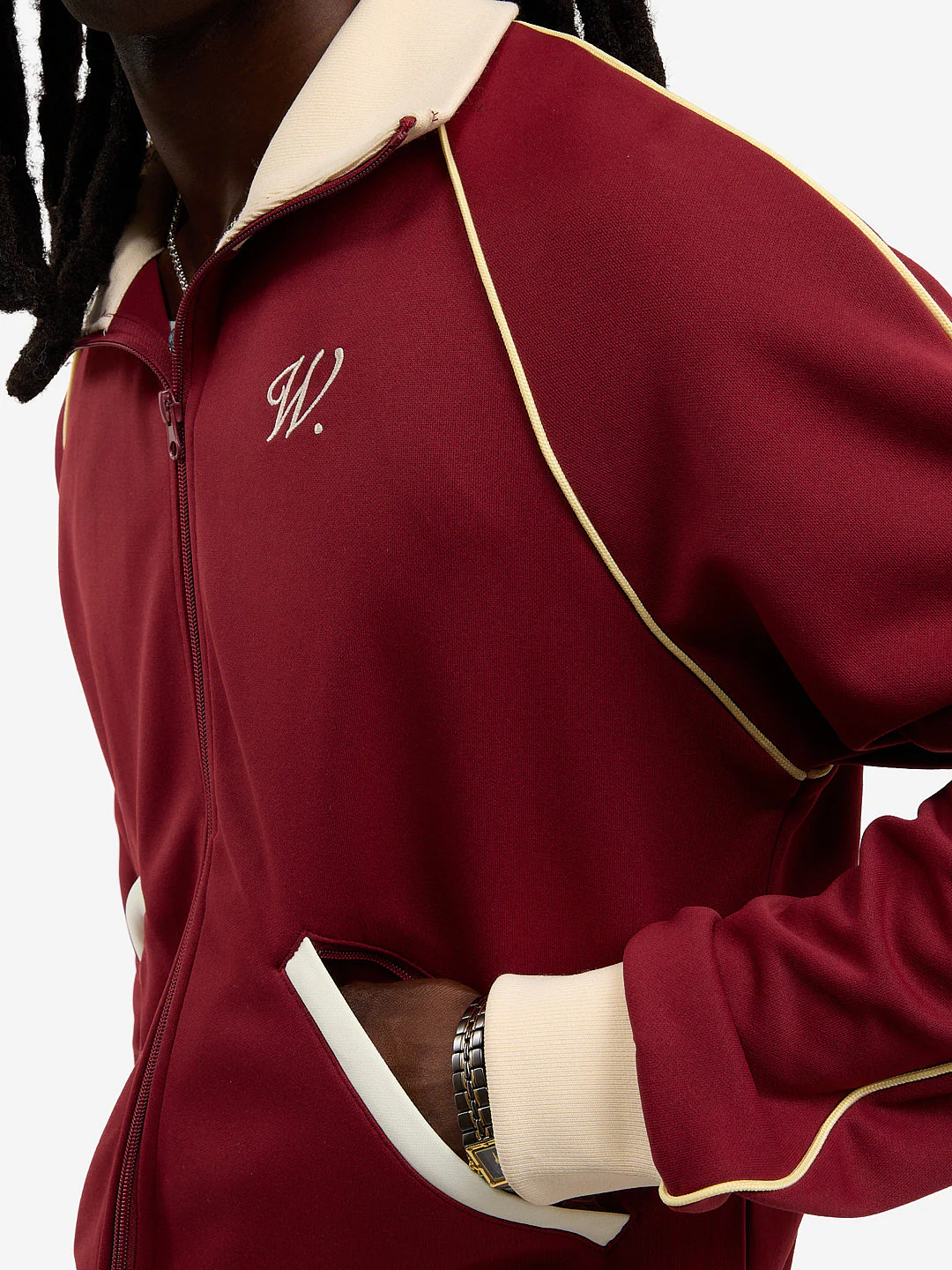 La veste de jogging Signature bordeaux - Image 6