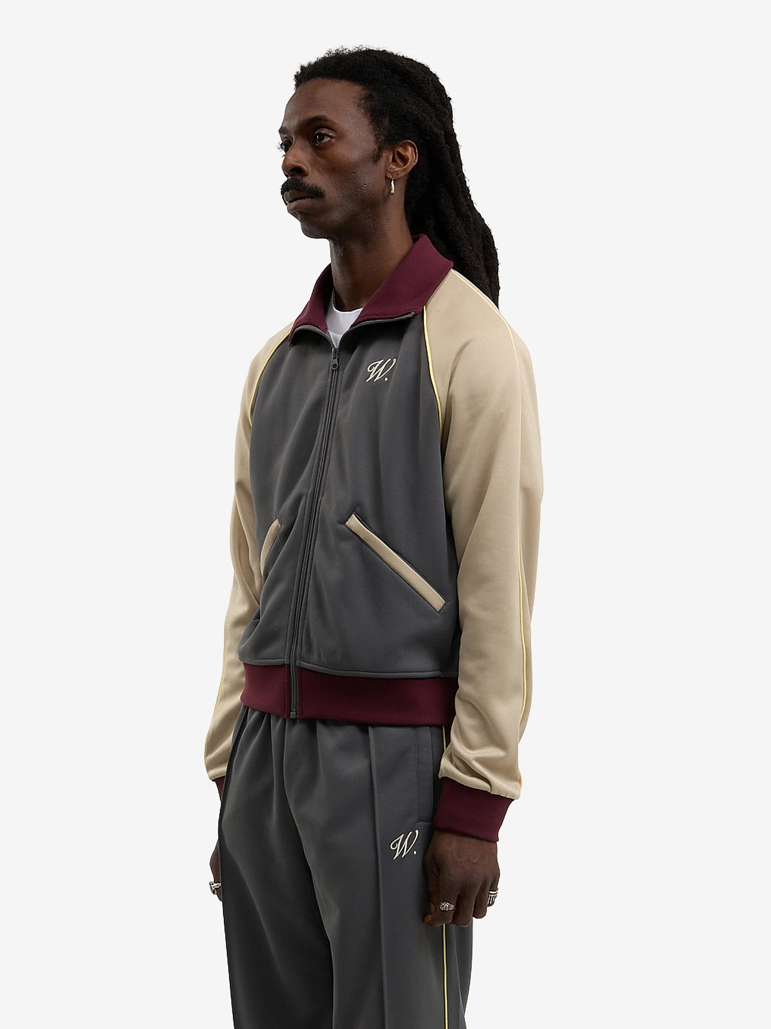 La veste de jogging Signature grise - Image 4