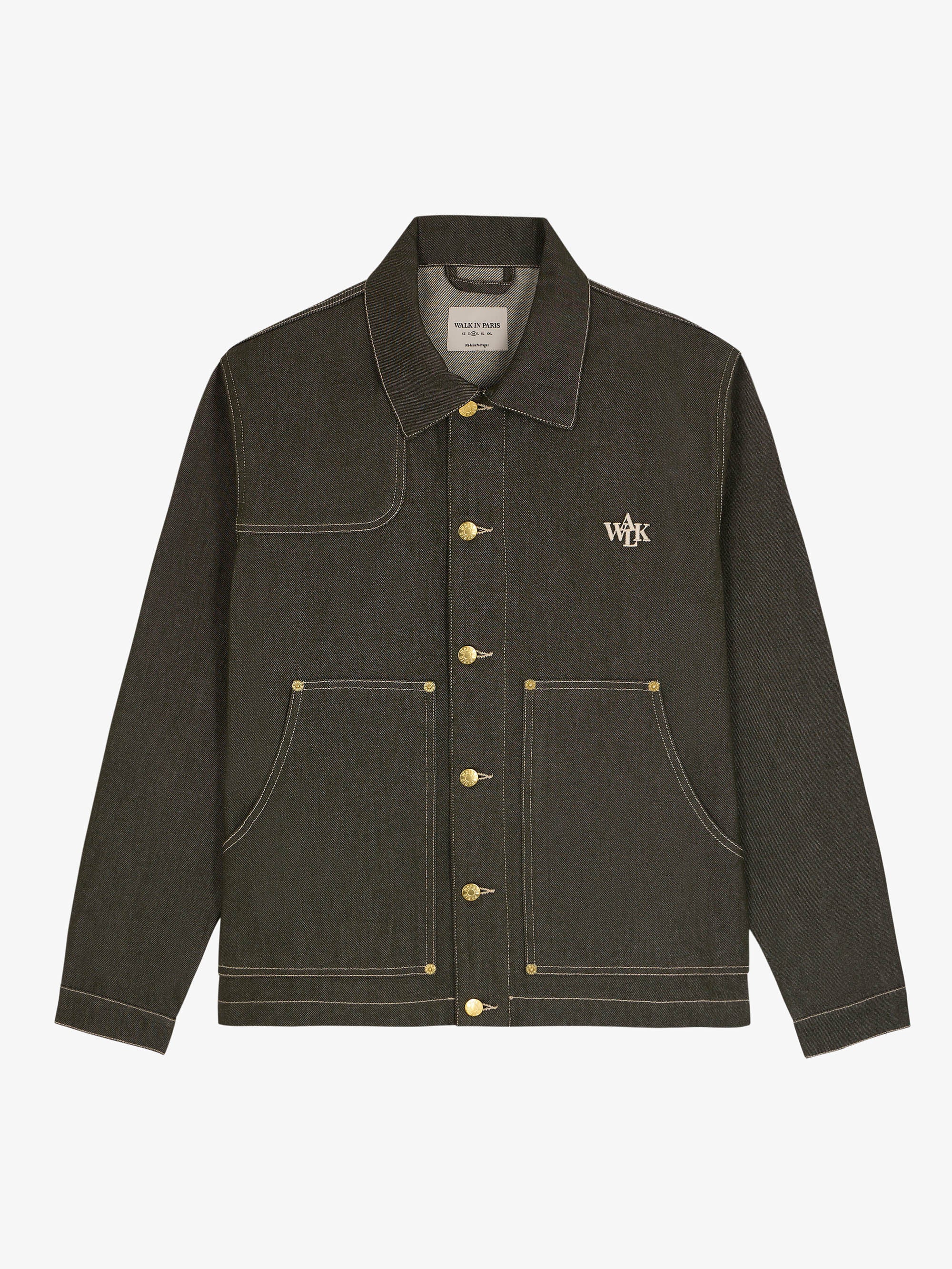 La veste du menuisier en denim vert