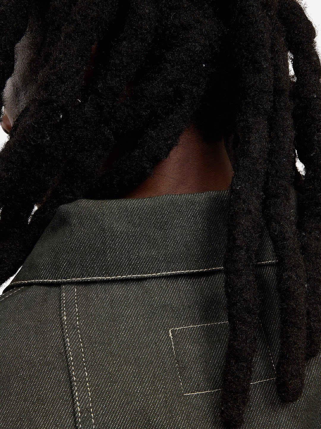 La veste du menuisier en denim vert - Image 10