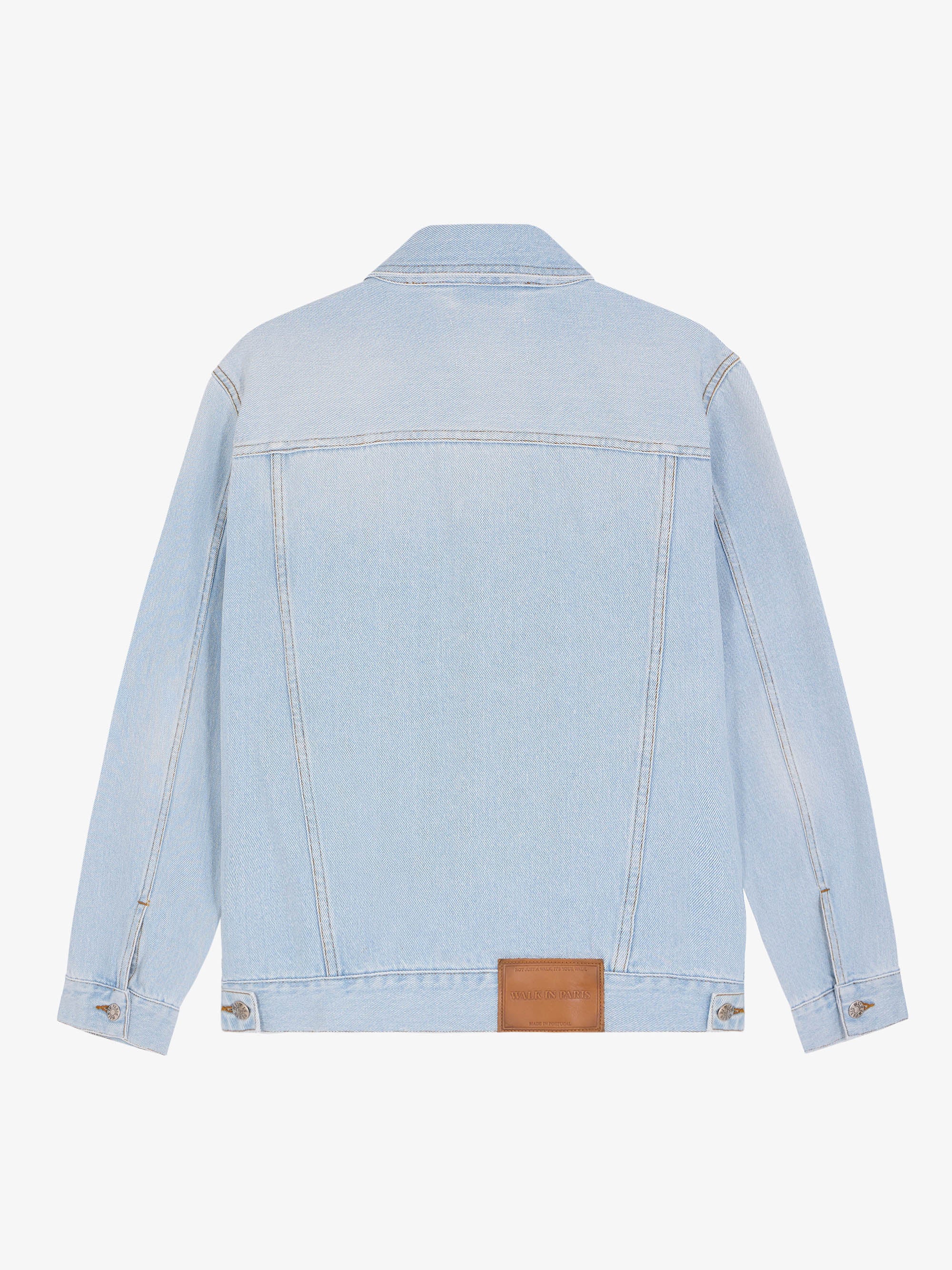 La veste du postier en denim clair délavé - Image 2