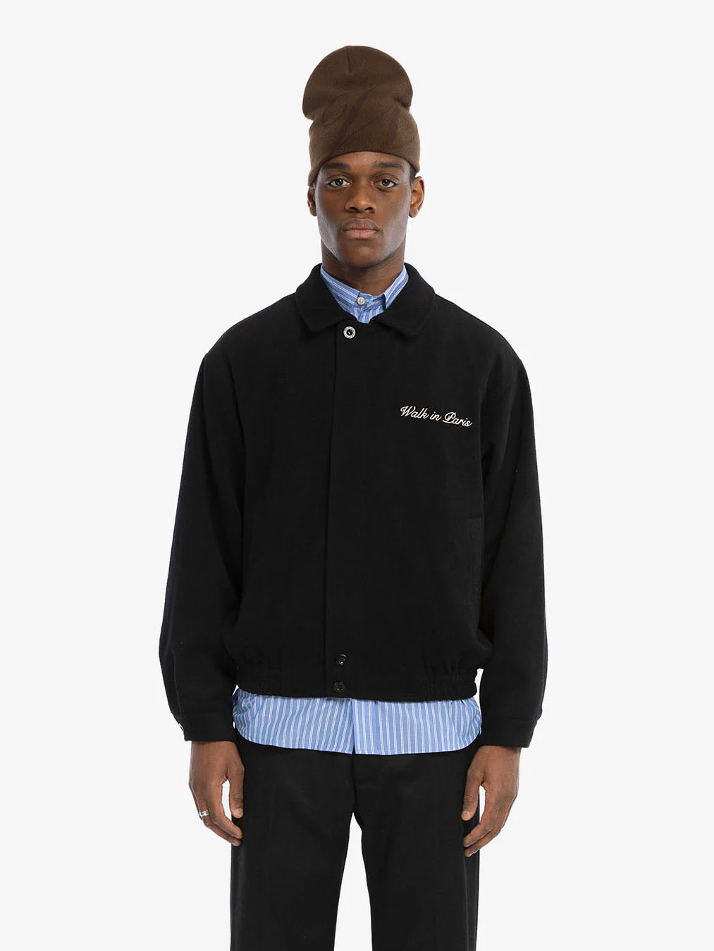 La veste en laine Héritage noire - Image 2