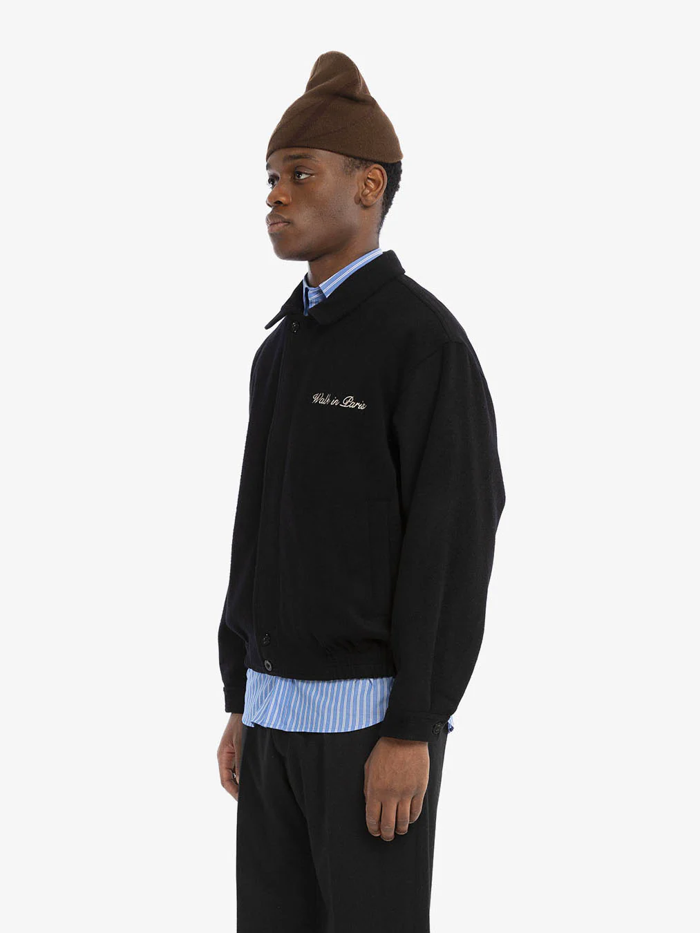 La veste en laine Héritage noire - Image 3