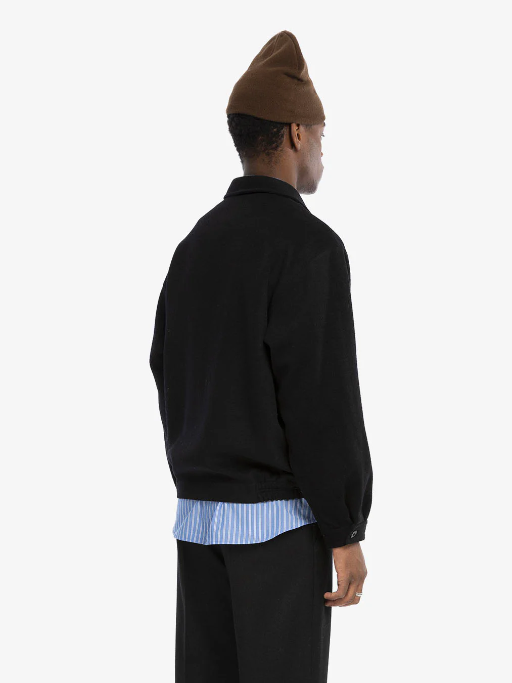 La veste en laine Héritage noire - Image 4