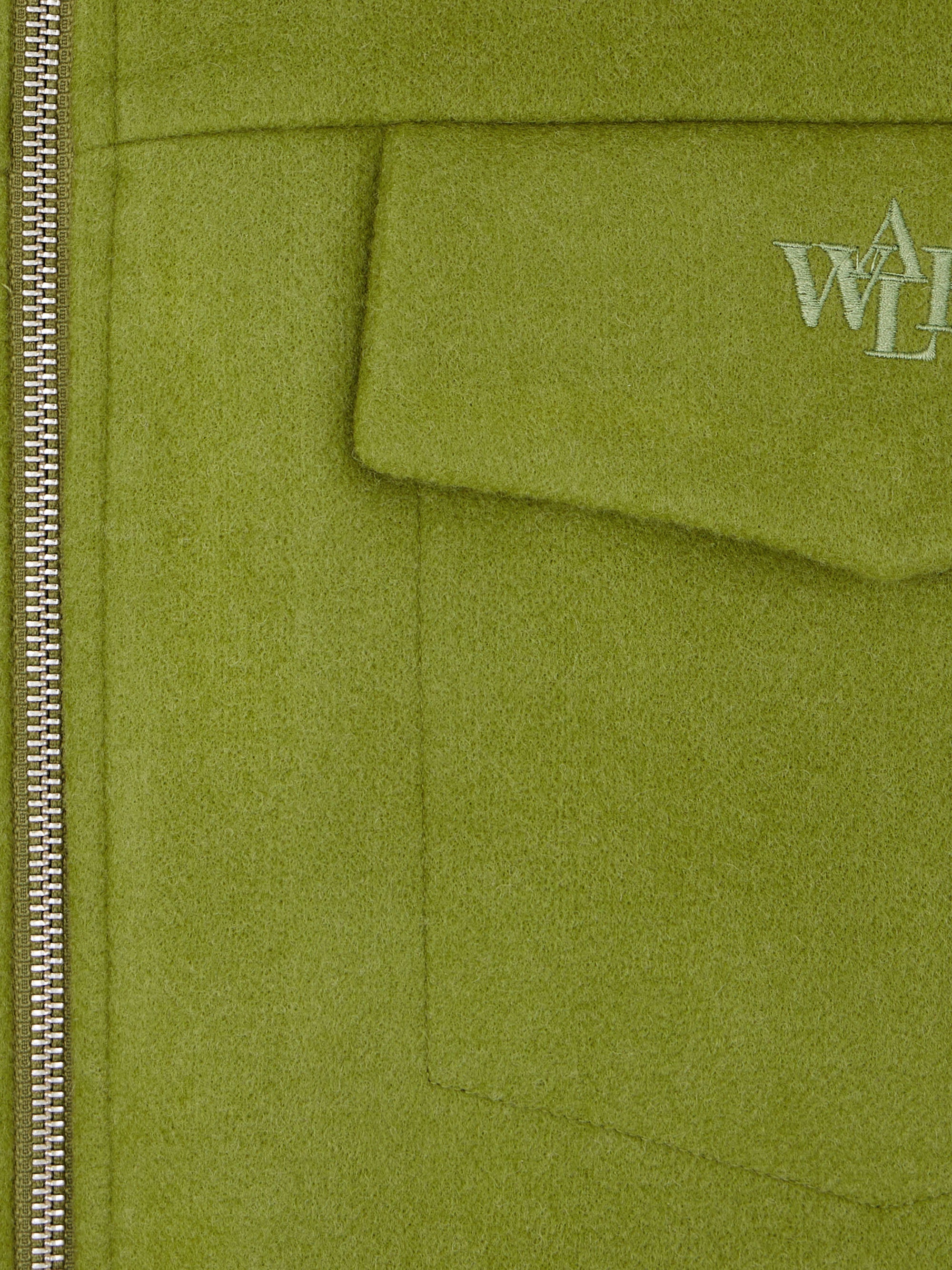 La veste vert émeraude en laine - Image 2