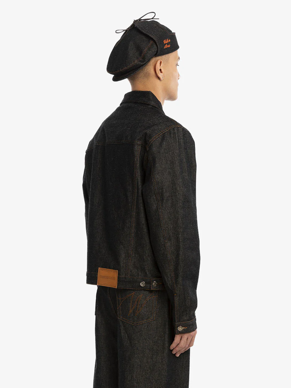 Le béret Sherlock en denim brut - Image 6