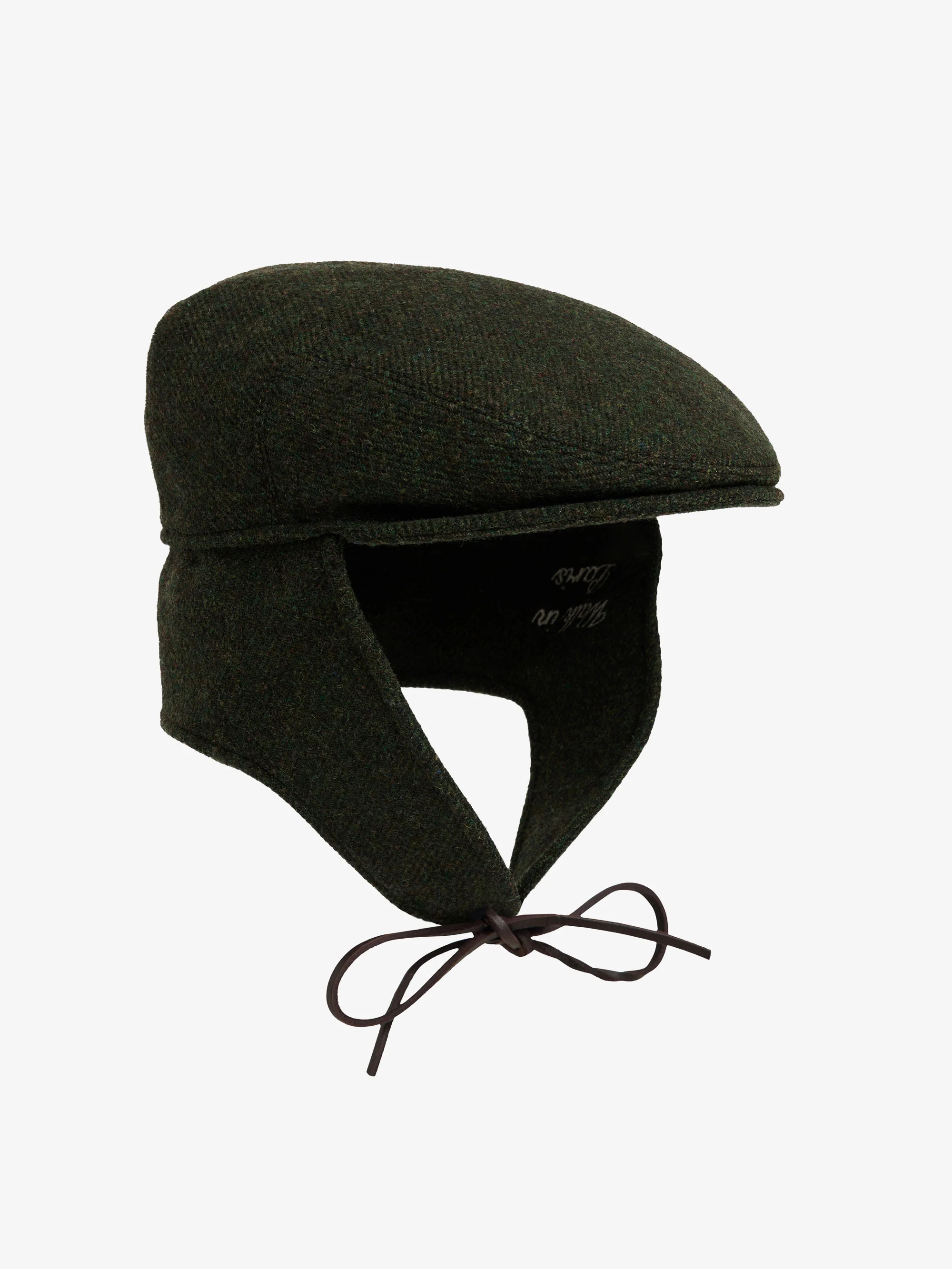 Le béret Sherlock en laine vert forêt - Image 4