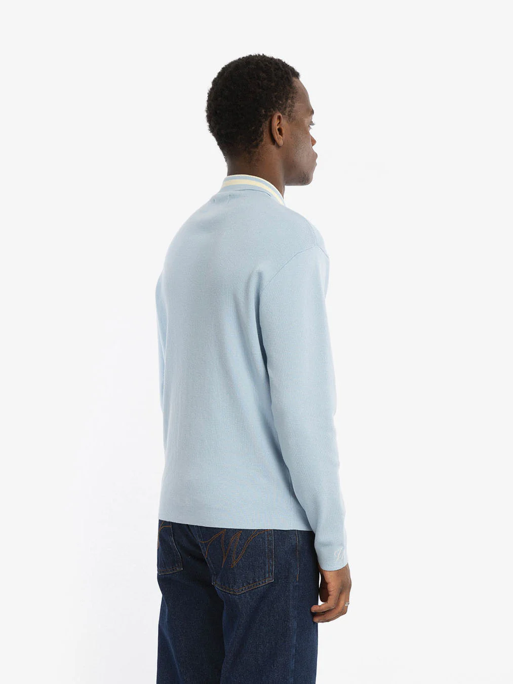 Le cardigan bleu à manches longues - Image 5