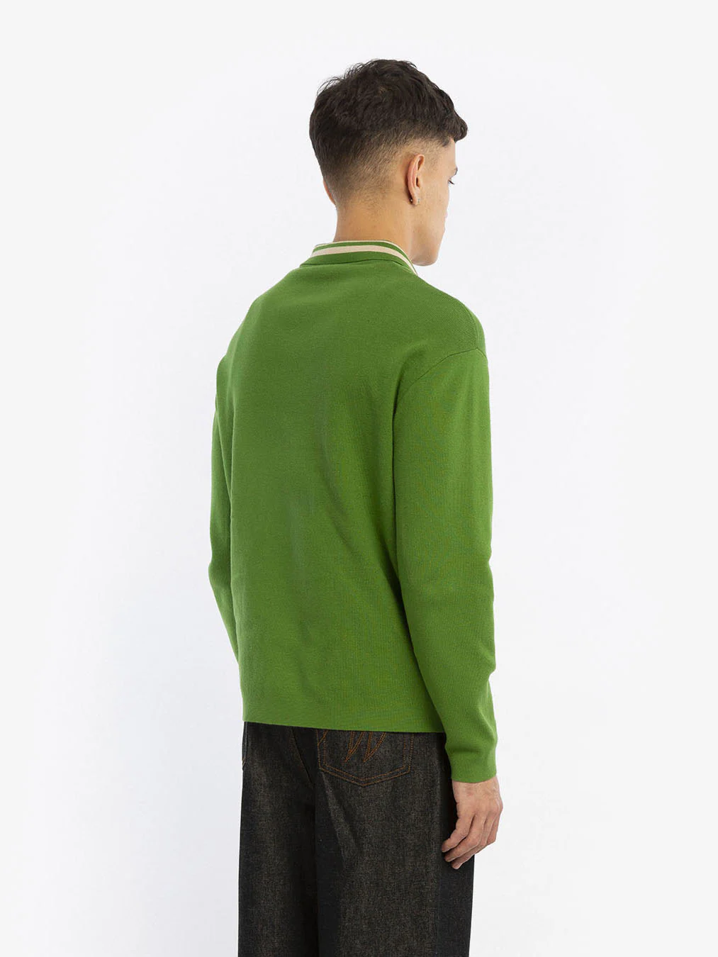 Le cardigan en maille vert émeraude - Image 5