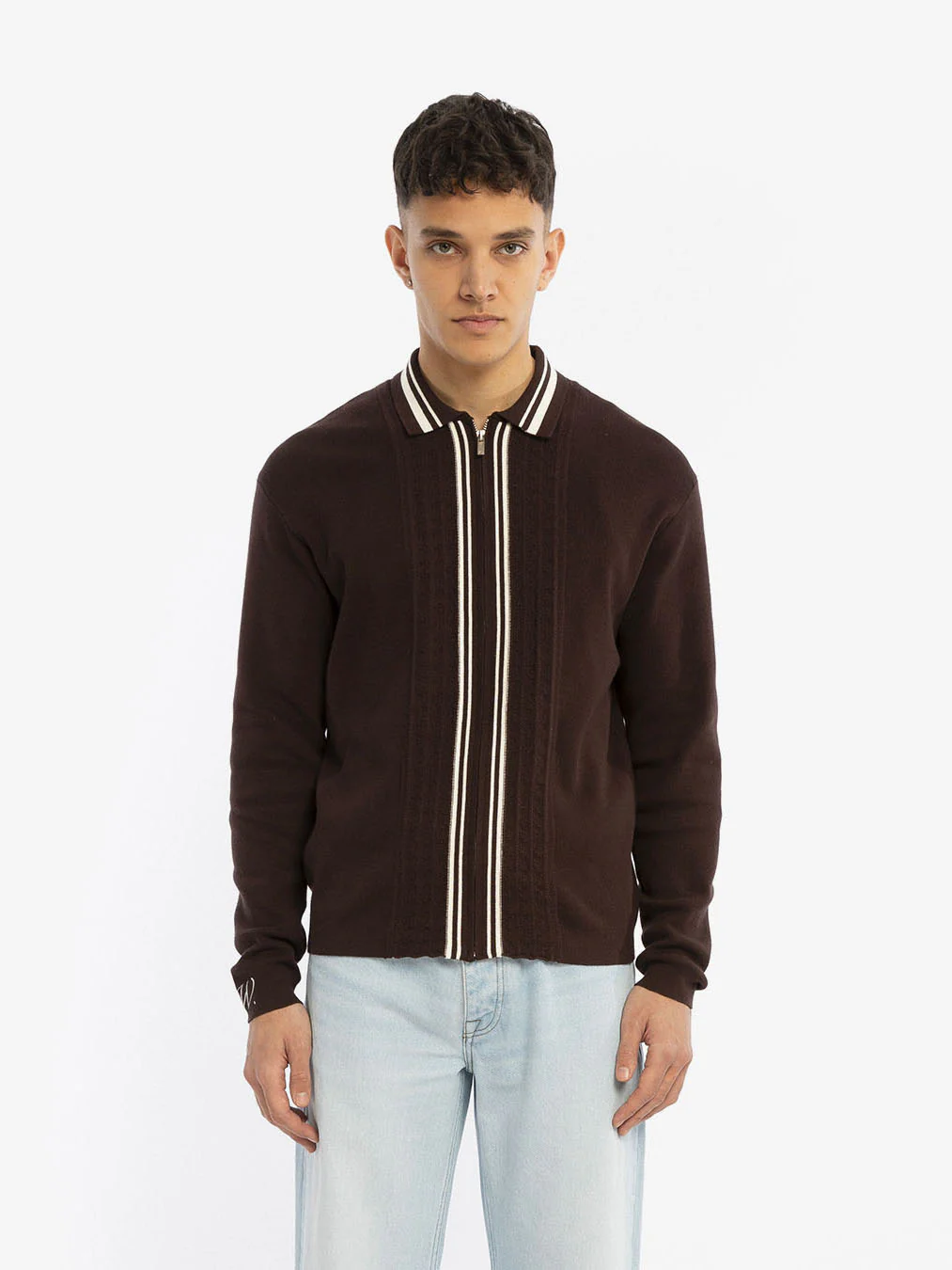 Le cardigan marron à manches longues - Image 2
