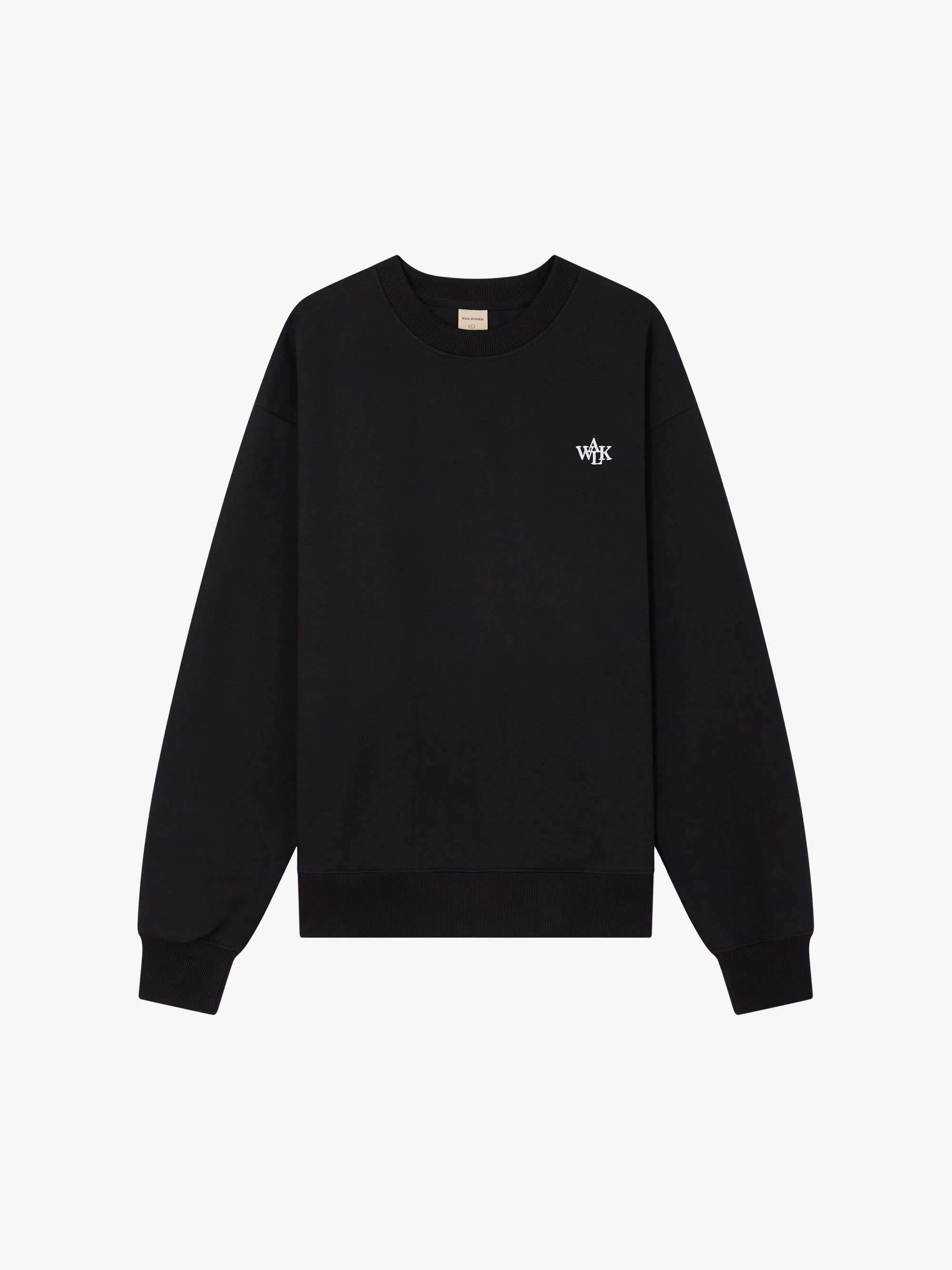 Le crewneck molletonné noir