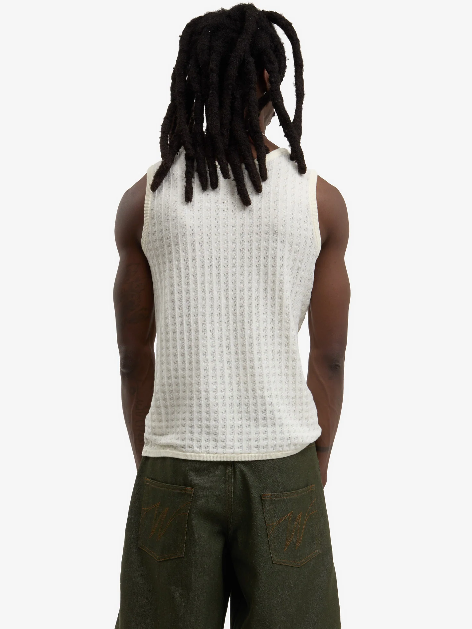 Le débardeur en maille beige - Image 5