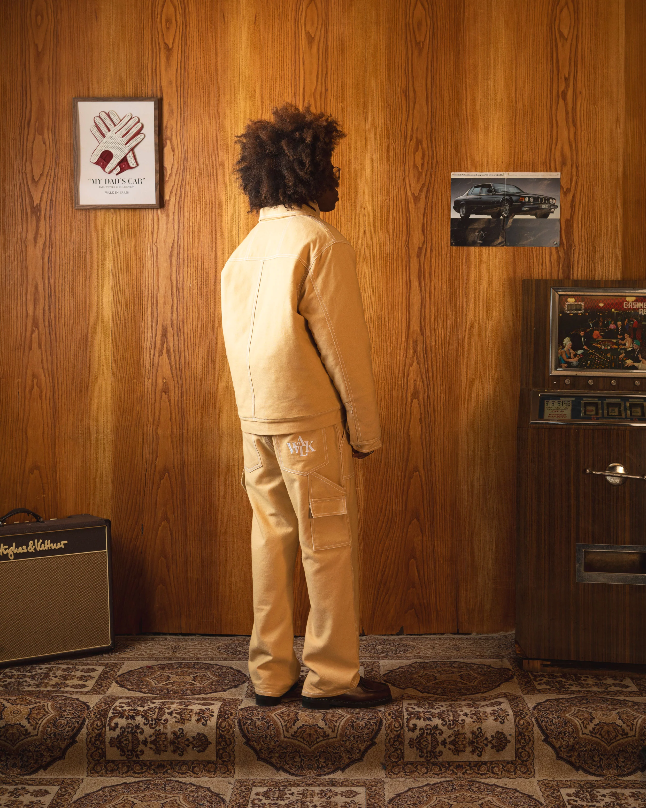 Le pantalon cargo old gold - Image 5