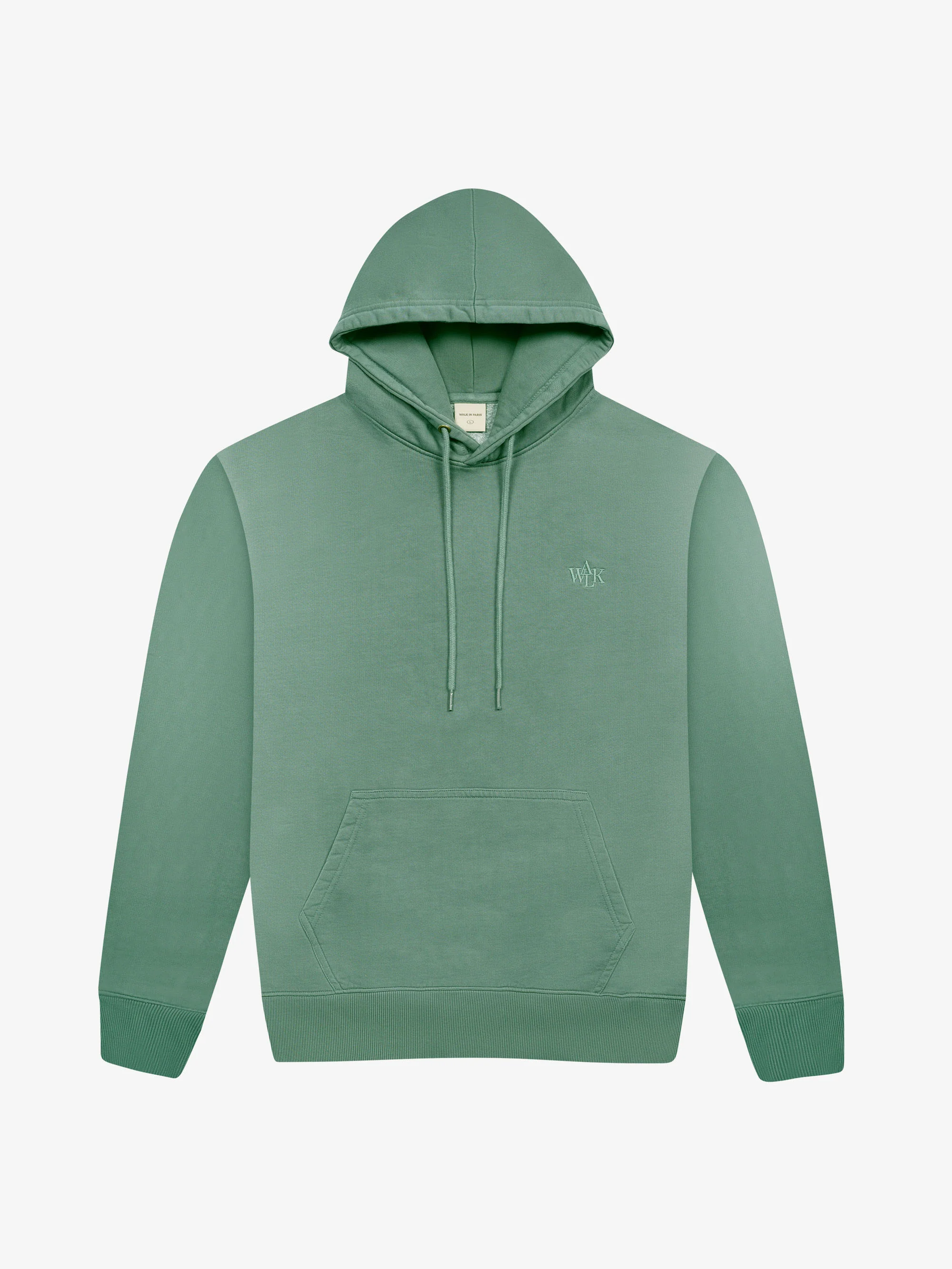 Le hoodie délavé vert