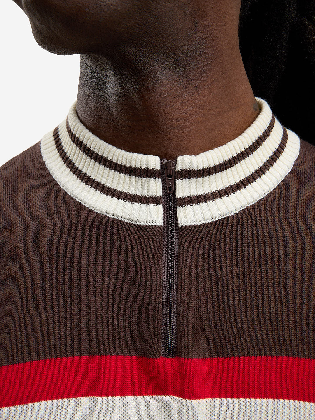 Le maillot de cycliste en maille marron - Image 6