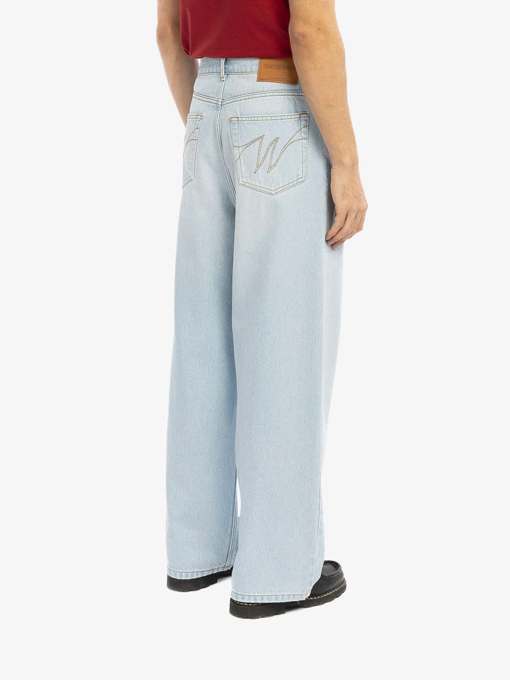 Le pantalon baggy en denim clair délavé - Image 5