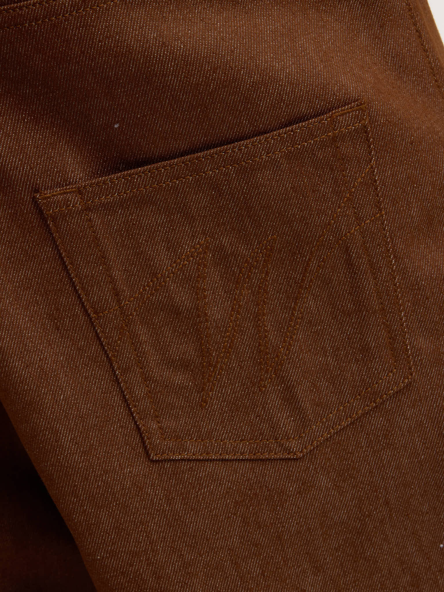 Le pantalon baggy en denim marron - Image 11