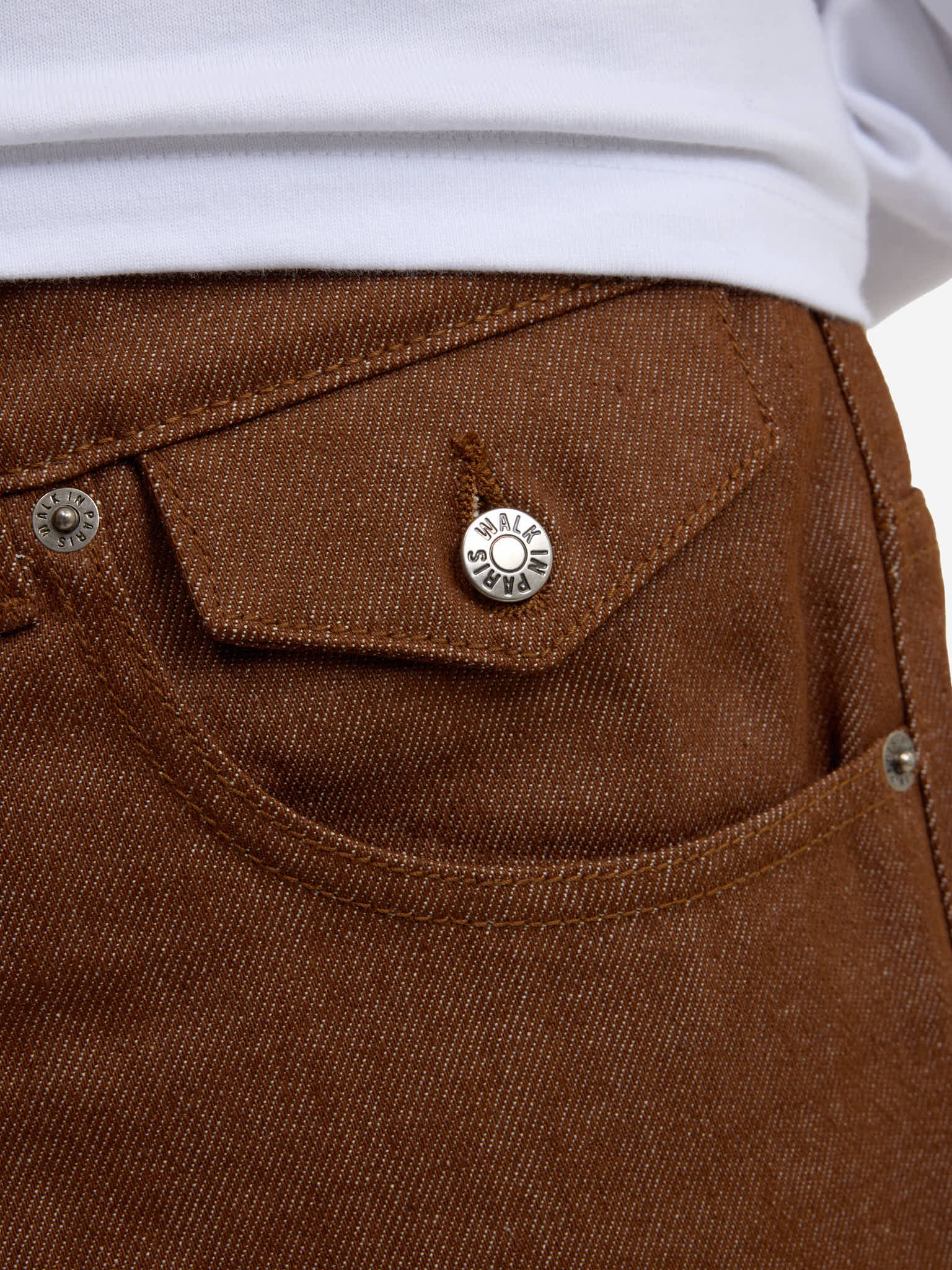 Le pantalon baggy en denim marron - Image 8