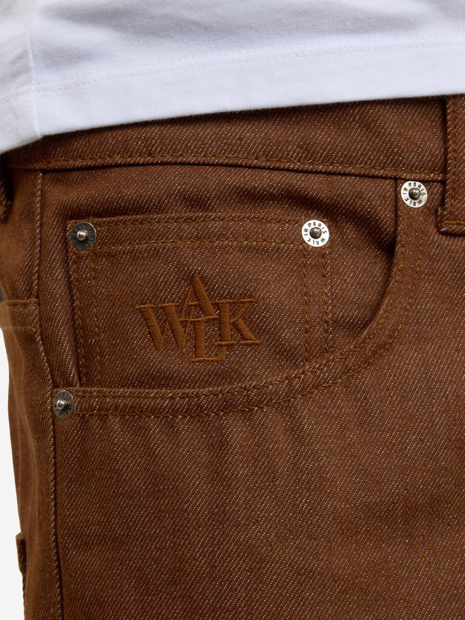 Le pantalon baggy en denim marron - Image 9