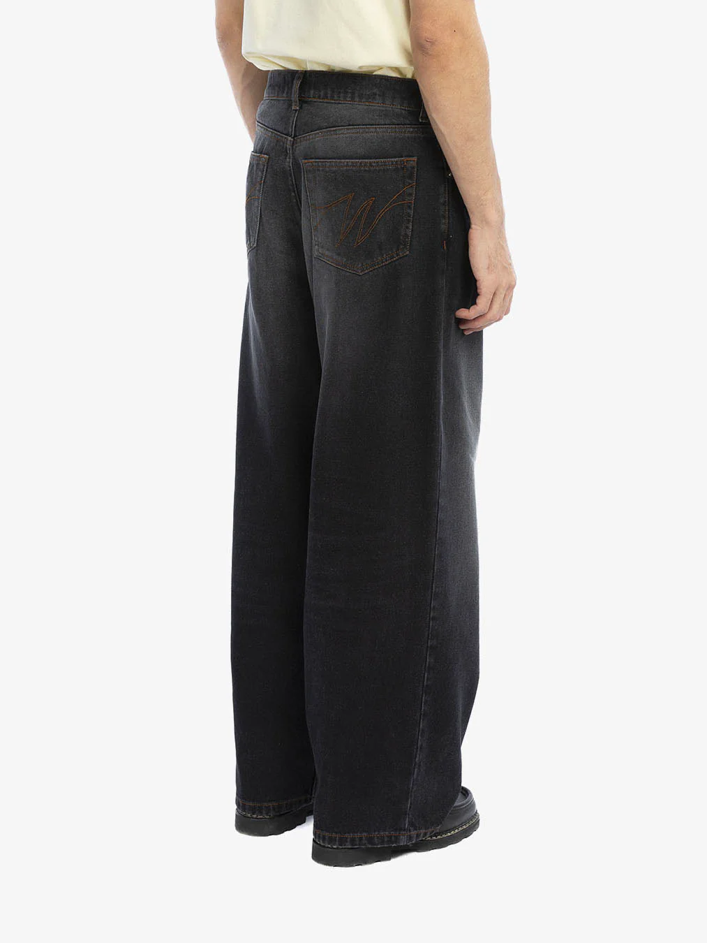 Le pantalon baggy en denim noir délavé - Image 6