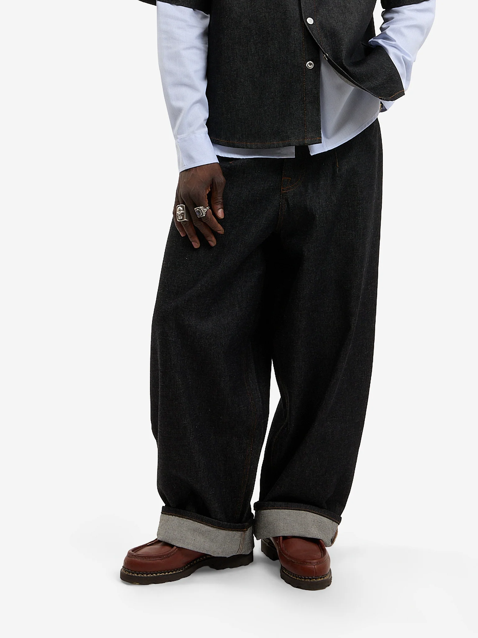 Le pantalon ballon en denim brut - Image 3