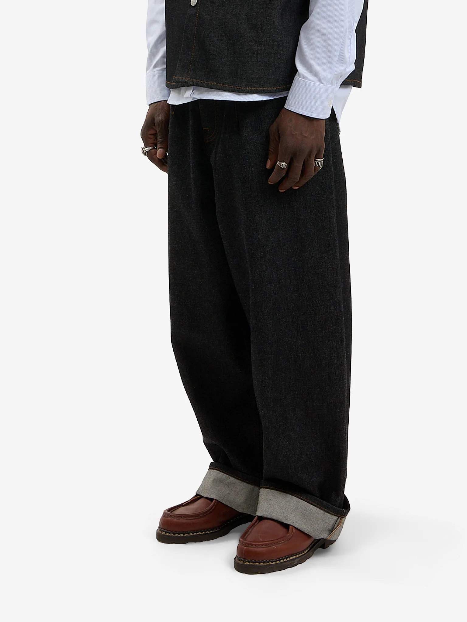 Le pantalon ballon en denim brut - Image 4