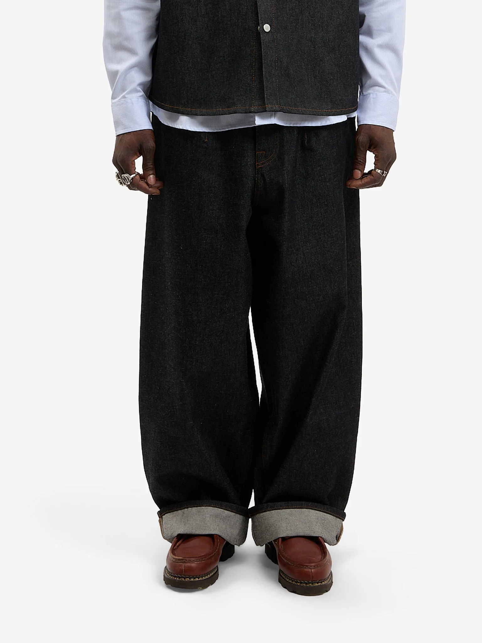 Le pantalon ballon en denim brut - Image 6