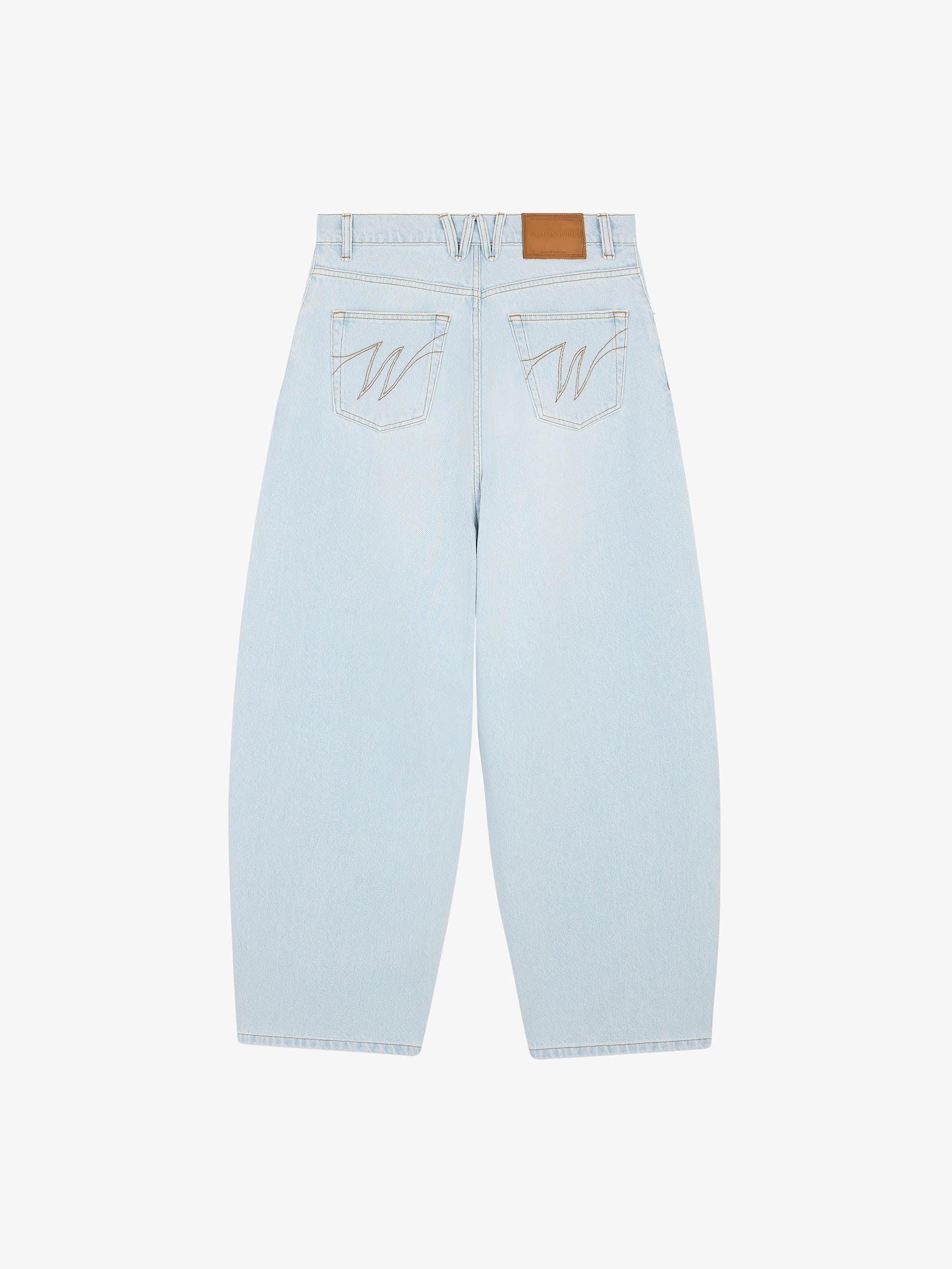 Le pantalon ballon en denim clair délavé - Image 2
