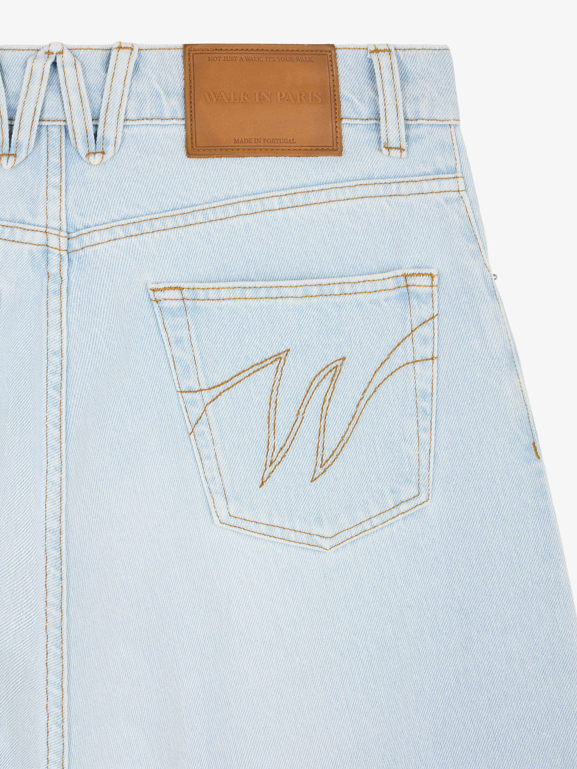 Le pantalon ballon en denim clair délavé - Image 3
