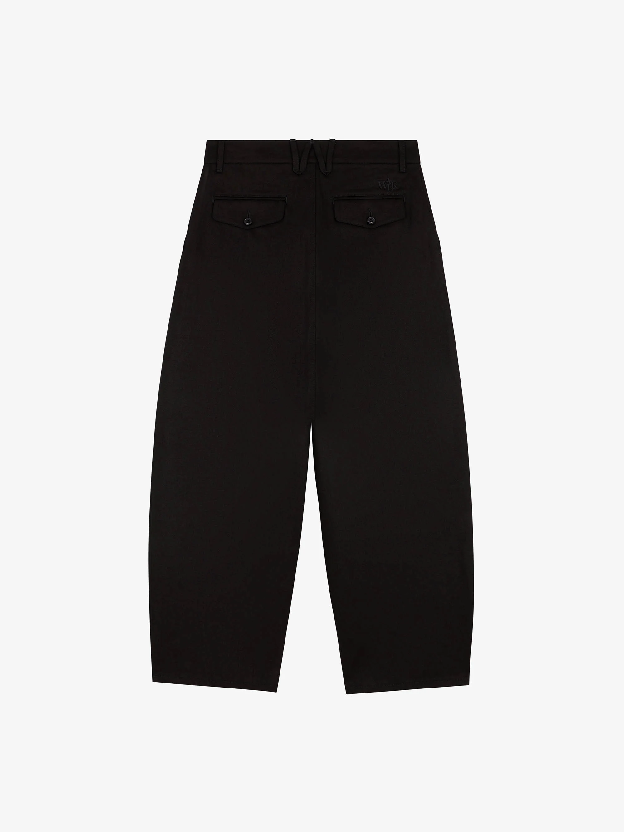 Le pantalon ballon noir en coton - Image 2