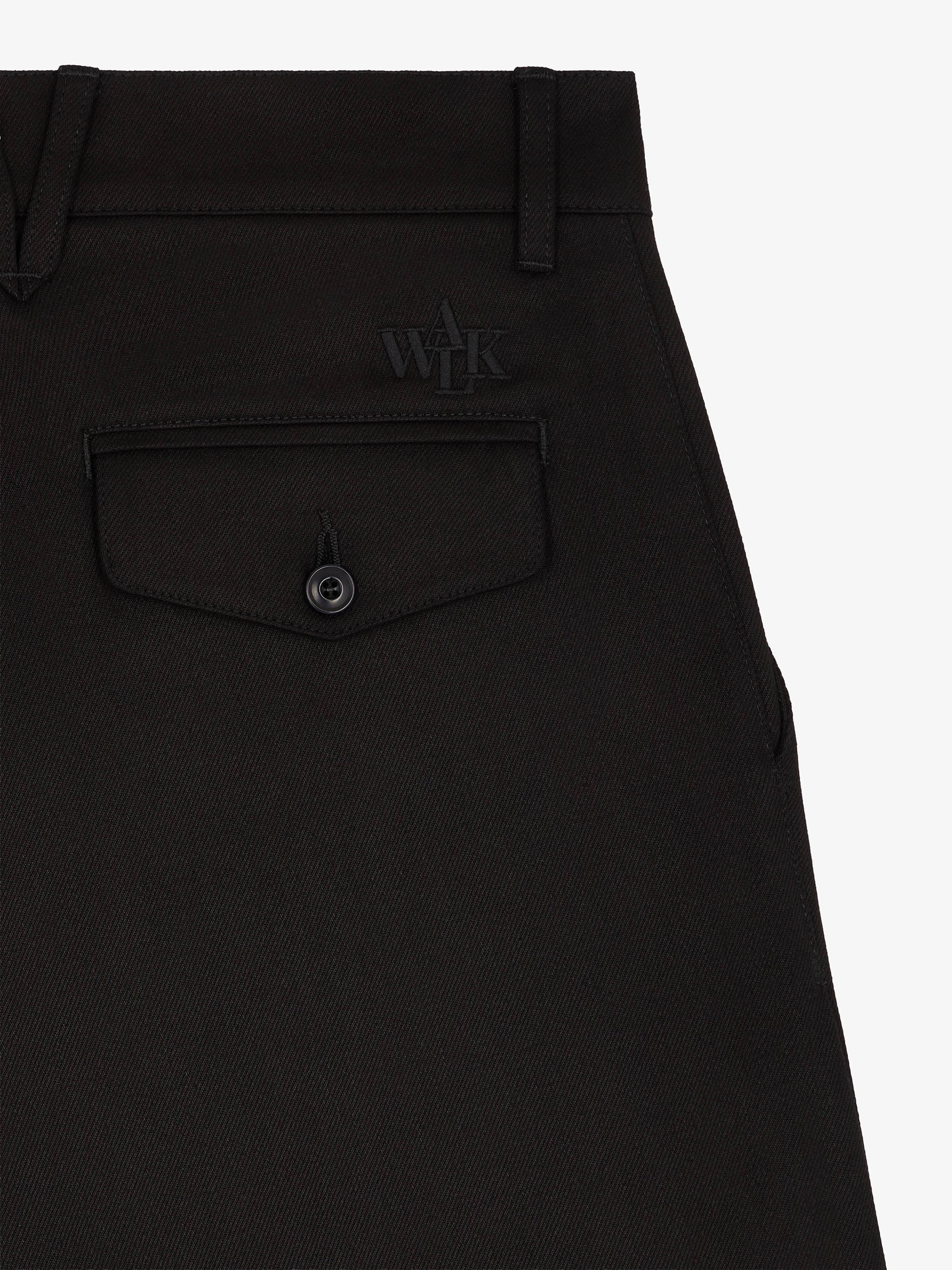 Le pantalon ballon noir en coton - Image 3