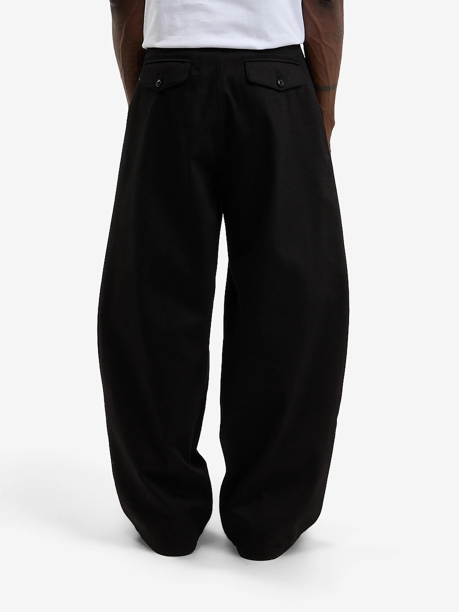 Le pantalon ballon noir en coton - Image 7