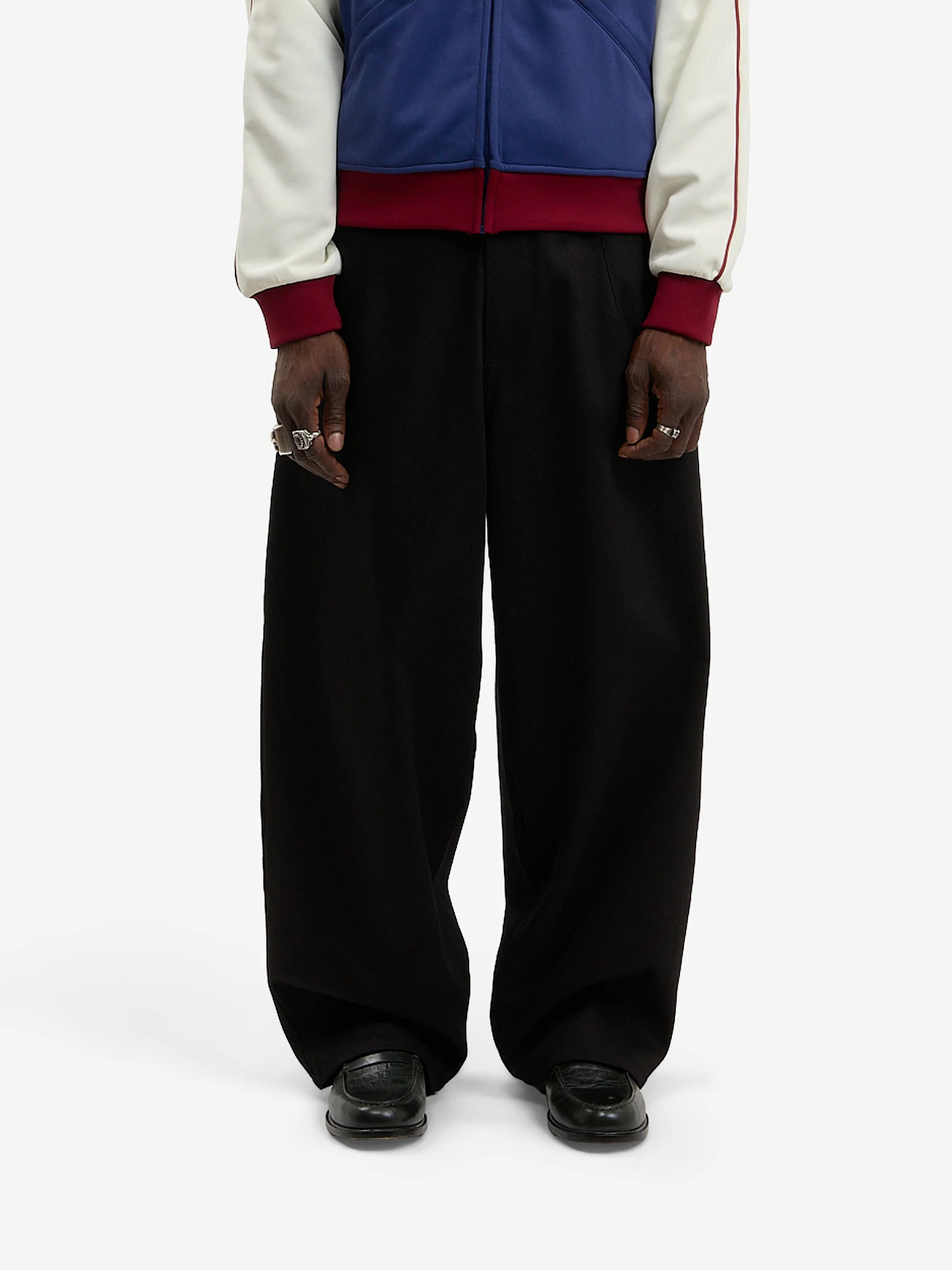 Le pantalon ballon noir en coton - Image 8