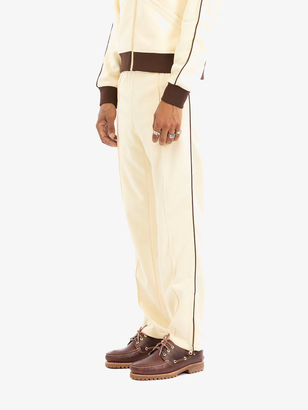 Le pantalon de jogging Signature beige - Image 3