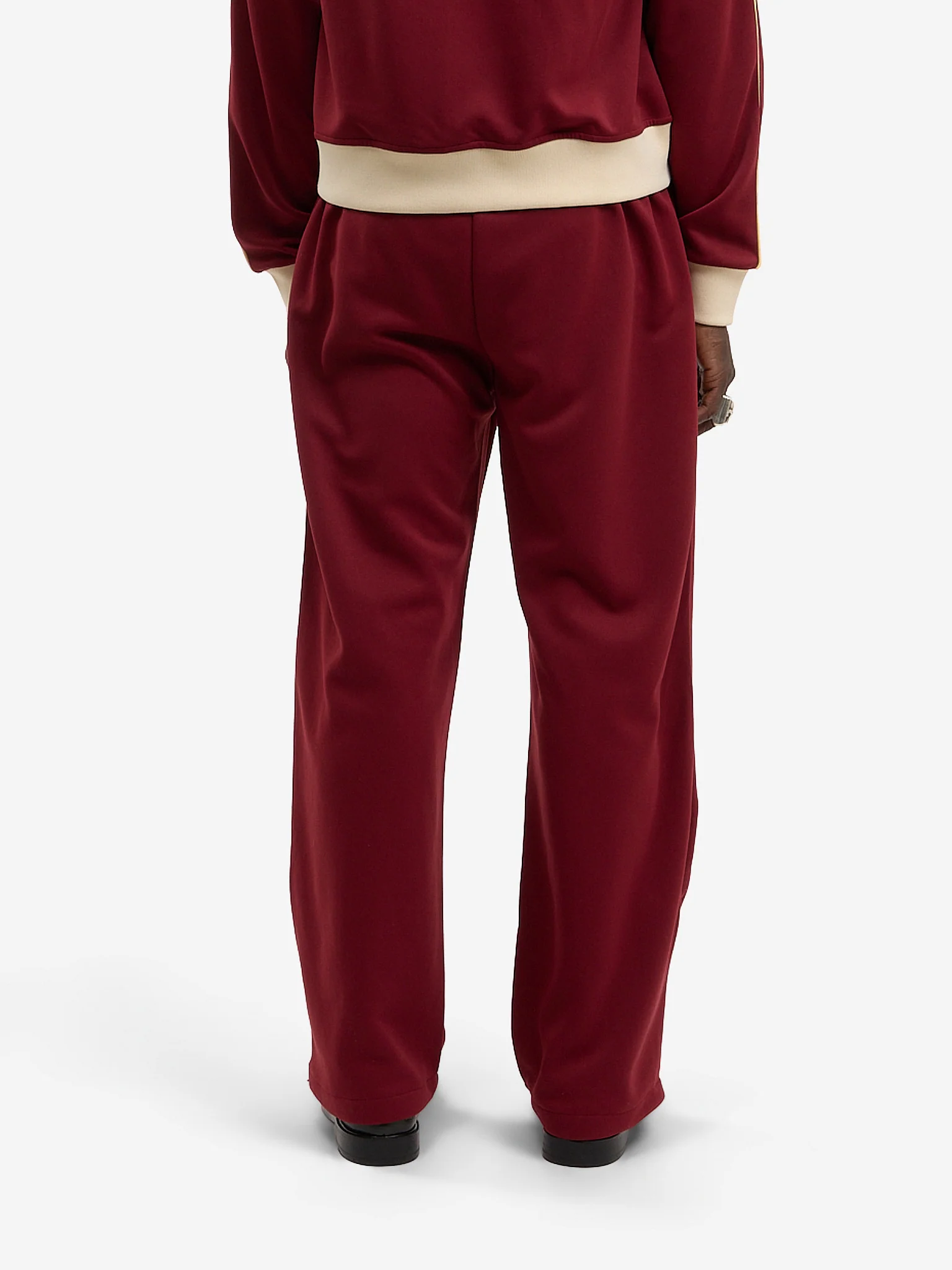 Le pantalon de jogging Signature bordeaux - Image 4