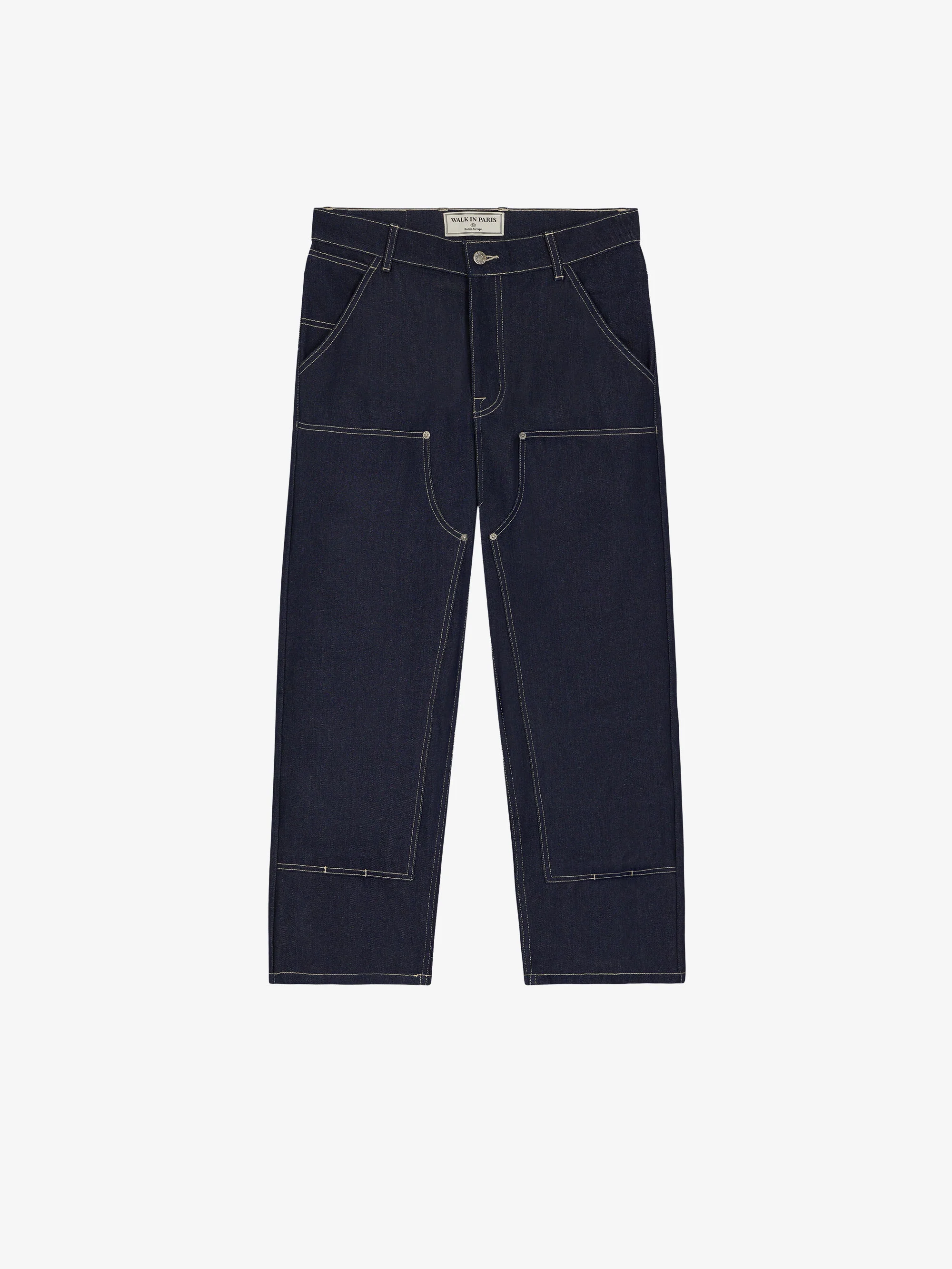 Le pantalon de menuisier en denim brut