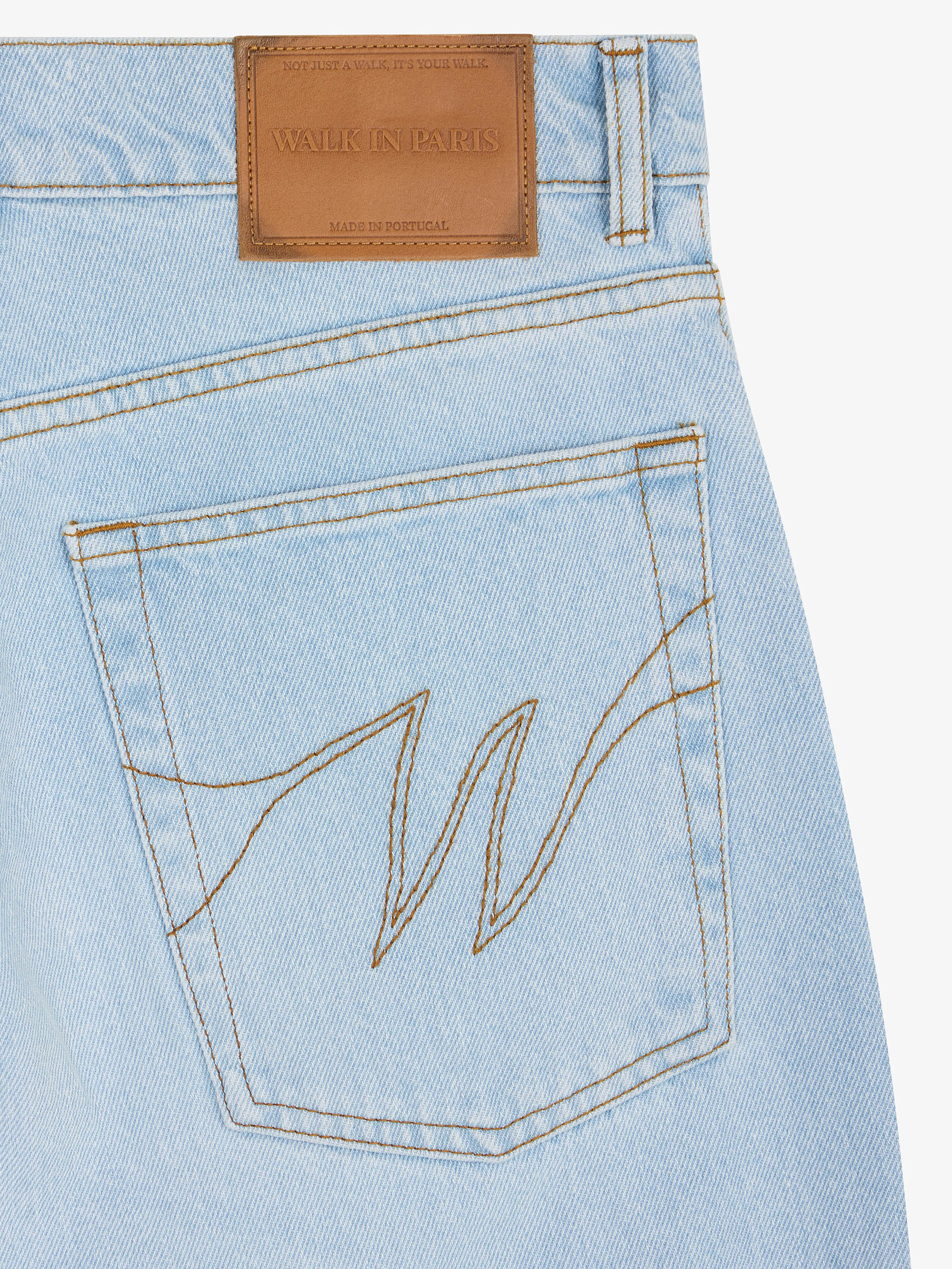 Le pantalon flare en denim clair délavé - Image 3