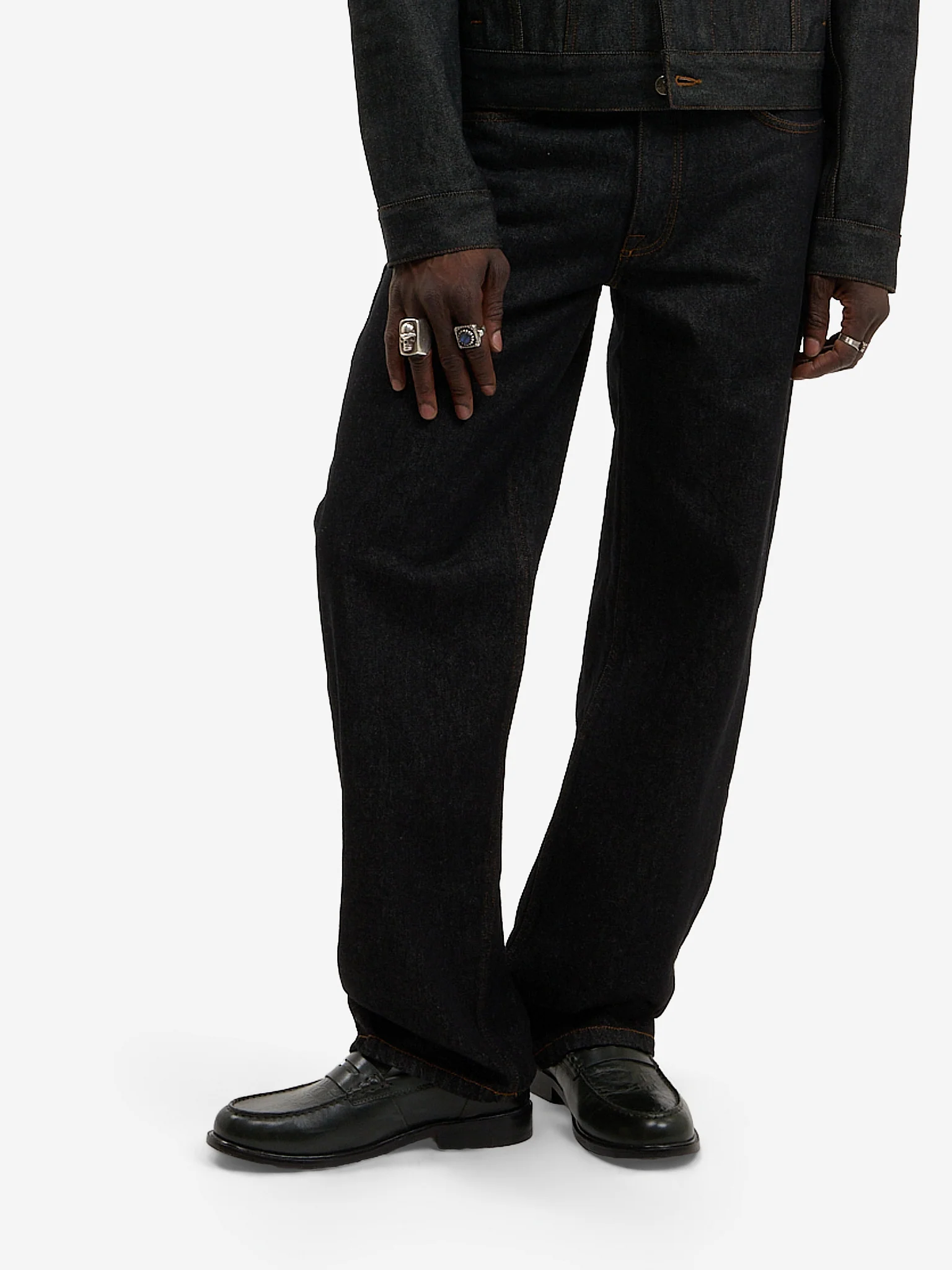 Le pantalon regular en denim brut - Image 3