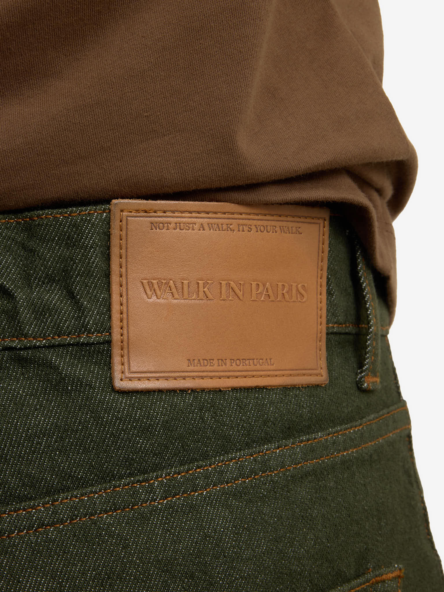 Le pantalon regular en denim vert - Image 7